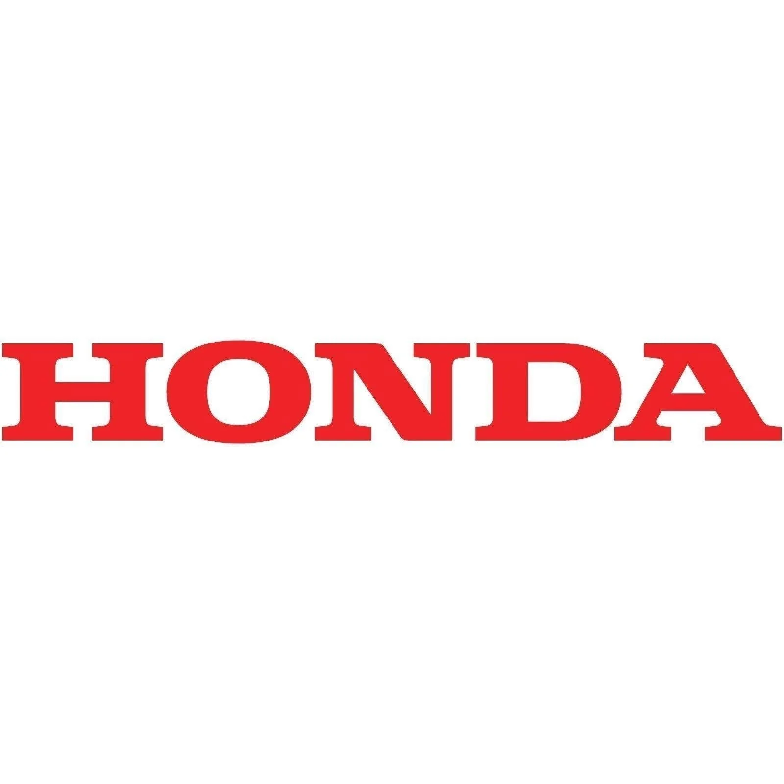 Red Honda logo with white background.