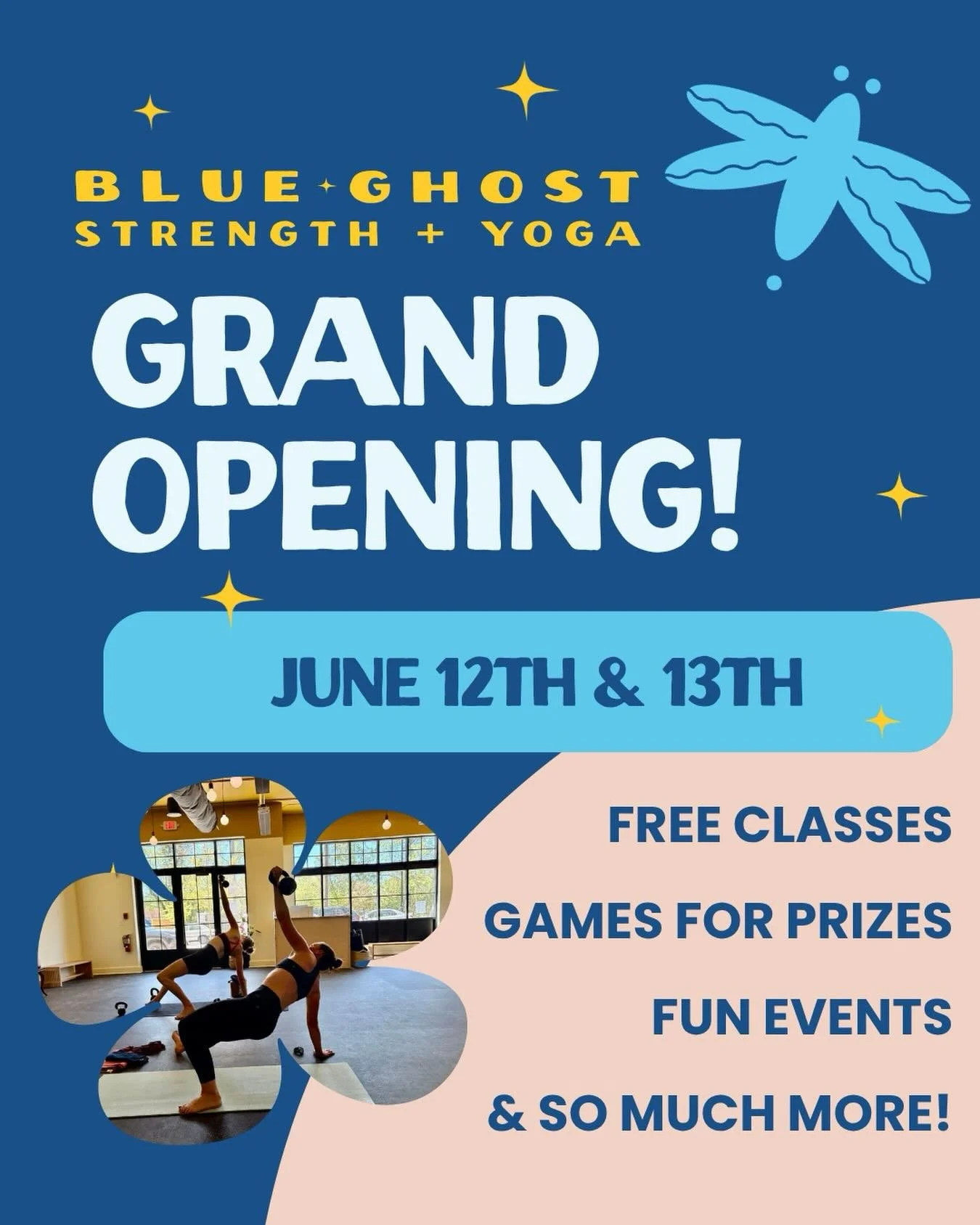 SAVE THE DATE 🤩 

For our GRAND Opening!

🎉 Fri June 12th &amp; Sat June 13th 
🪩 free classes, fun events &amp; competitions to win memberships + merch! 

Stay tuned for more details 🕵️

We are deeply grateful for all of the support we&rsquo;ve r