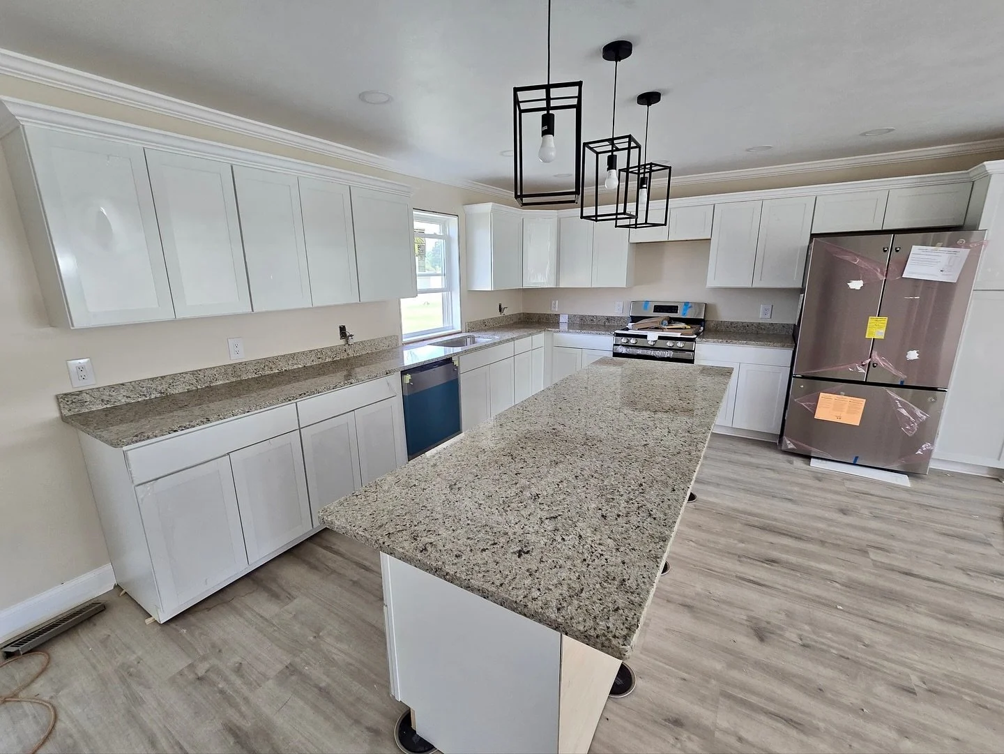 our team loves bringing your vision to life. 💫

We&rsquo;re taking a look back at one of our favorite projects we completed recently. This was a stunning kitchen countertop installation done right here in Erie, PA. The sleek countertops we installed