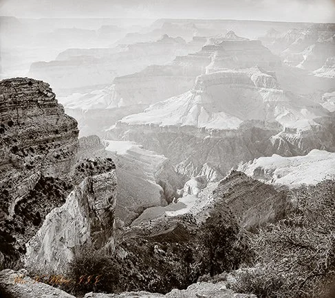 South rim of the Grand Canyon.