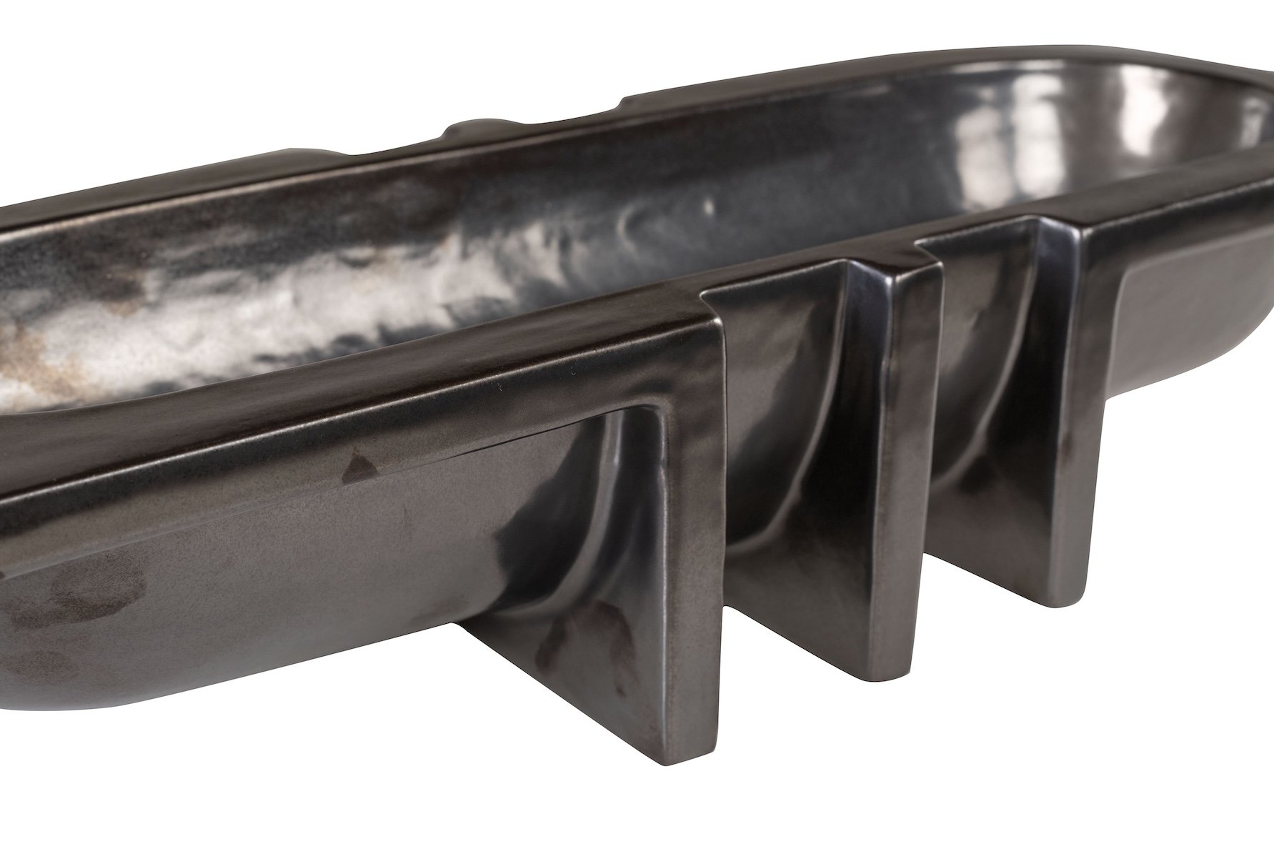 Shaw gunmetal schaal voor Versmissen