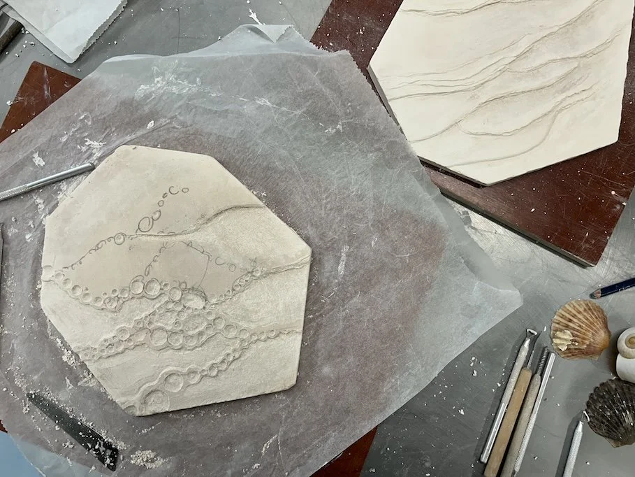 Making of een relief tegel voor Wonderwall
