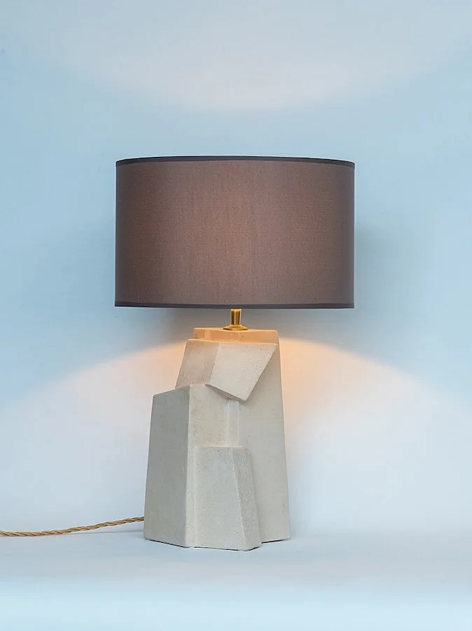 Witte lamp van keramiek - Max