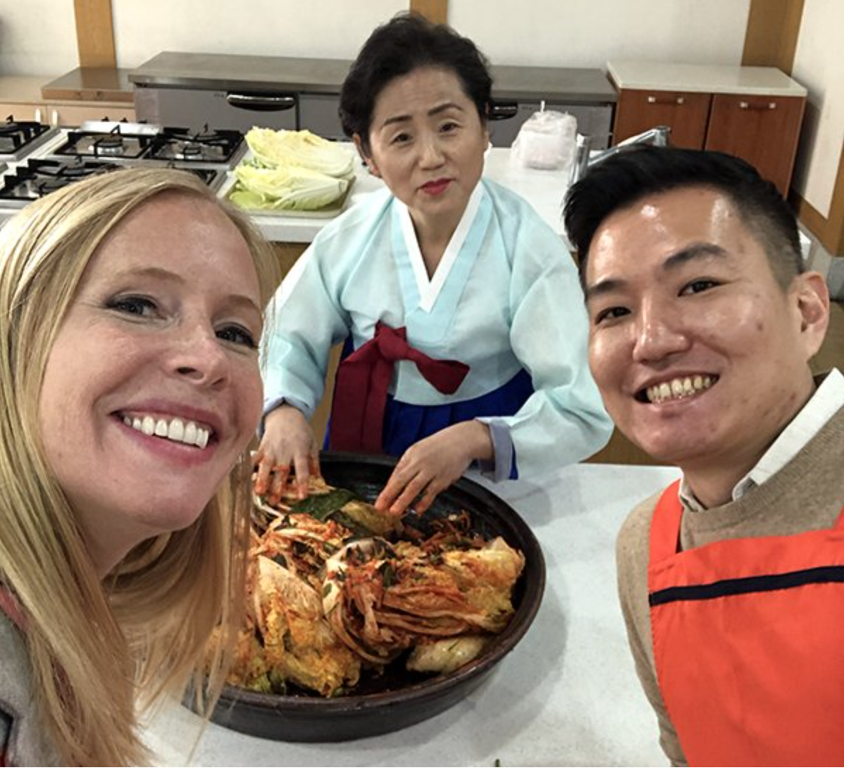  Learning to make kimchi in Seoul 