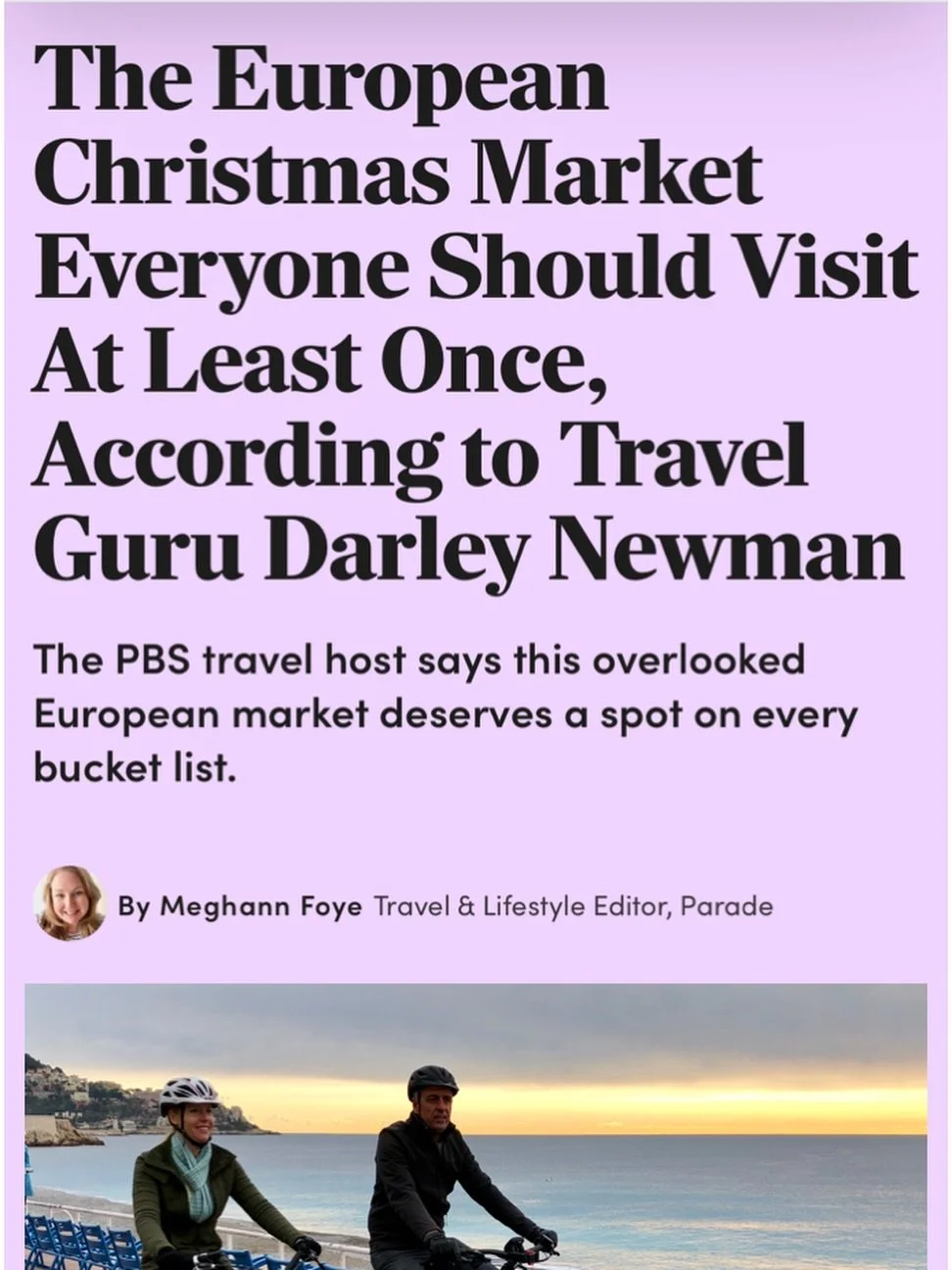 The European Christmas Market Everyone Should Visit At Least Once! What do you think I picked based on these photos? What&rsquo;s your pick? Hint: it has Mediterranean vibes and you can bike by the beach and ski in one day! The slopes are that close!