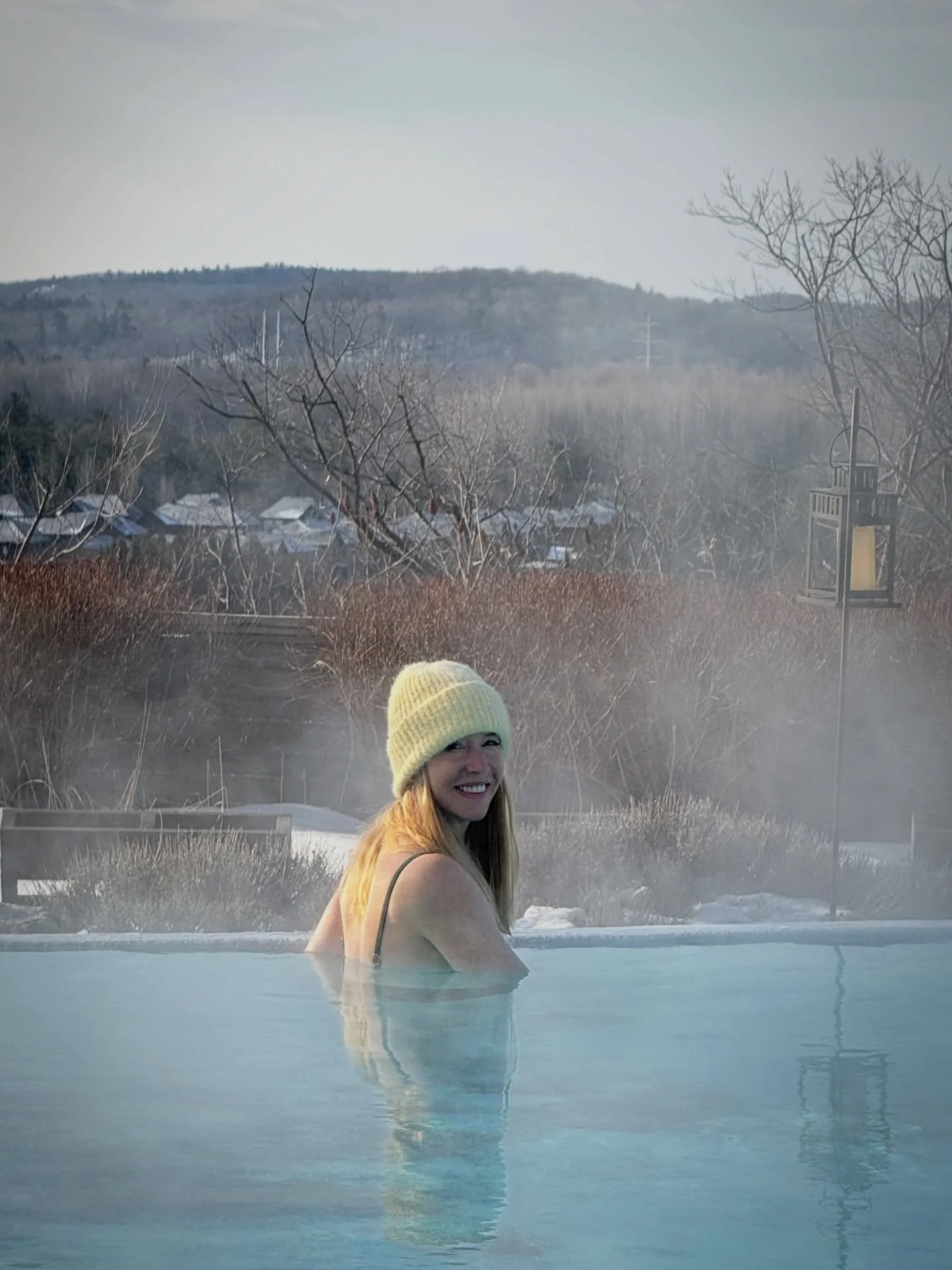 What&rsquo;s your spa style? Mimosa or cappuccino? Luxuriating at the world&lsquo;s largest spa, Nordik Spa-Village. I went from hot saunas to hot eucalyptus baths and floated with K&auml;lla therapy, one of only two saltwater floating pools in North