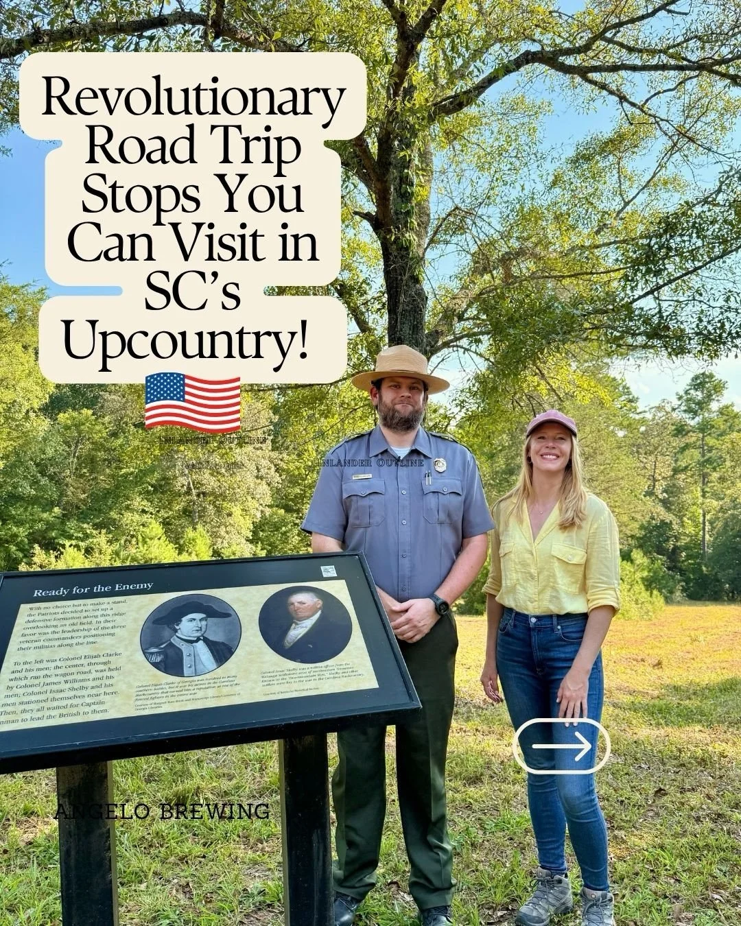 Revolutionary Road Trip Stops You Can Visit in South Carolina&rsquo;s Upcountry! Planning a road trip where you can learn about American history in the lead up to America&rsquo;s 250th birthday? Start here 👇

South Carolina&rsquo;s Upcountry is one 