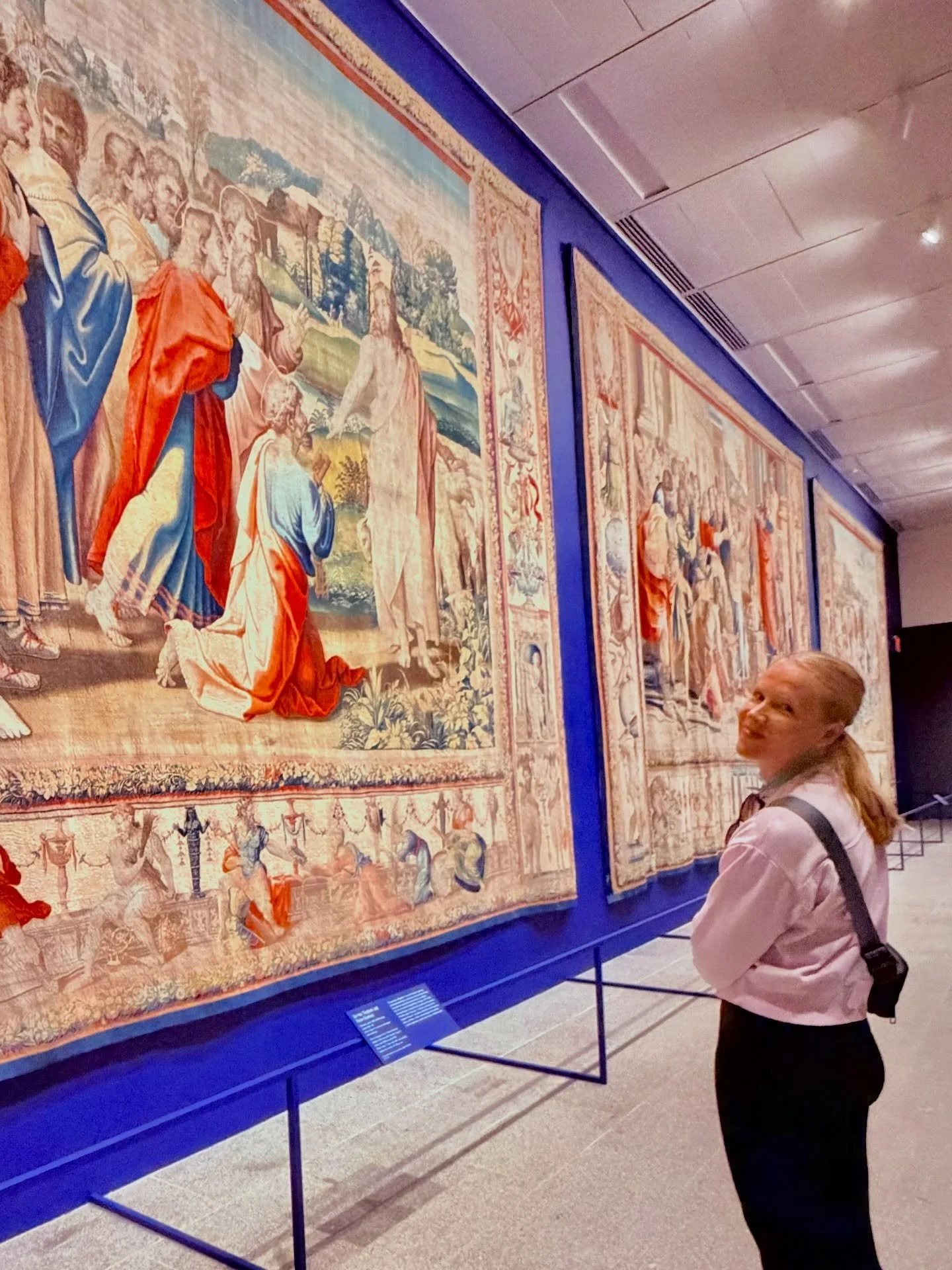 In the shadow of genius. I came for the poetry, I stayed for the dramatic drapery. At The Metropolitan Museum of Art, New York through June 28&hellip; Raphael: Sublime Poetry. 

Definitely recommend this extensive exhibition, which shares prized work