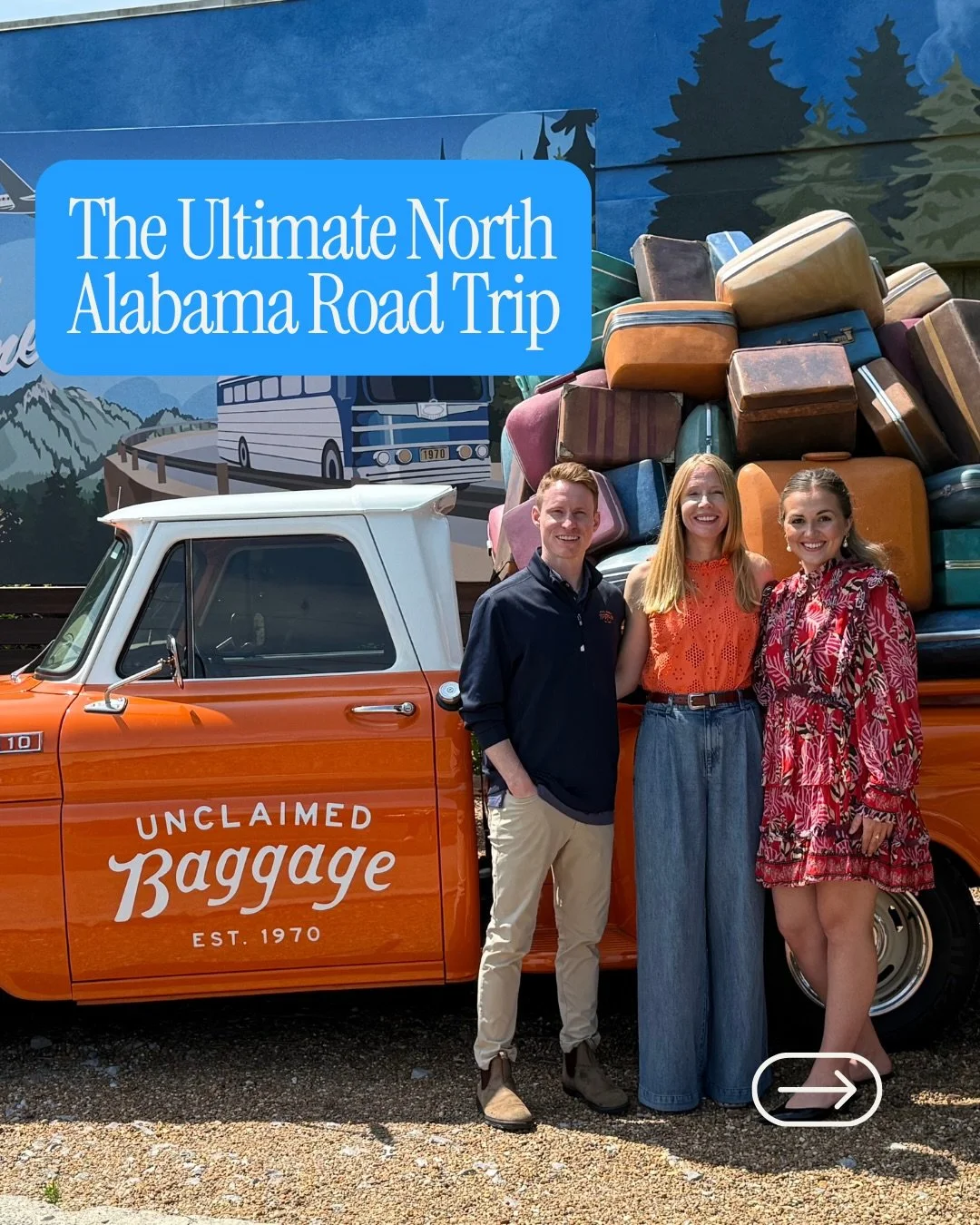 We had no idea North Alabama would stop us in our tracks &mdash; but here we are. 🙌

This road trip had everything. 

🚙We stepped inside @muscleshoalssoundstudio in Sheffield, where the Rolling Stones, Cher, and the Staple Singers all recorded icon
