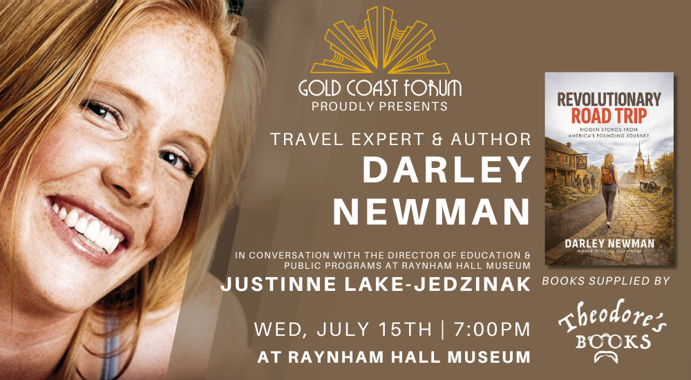 Darley Newman Book Event at Raynham Hall Museum in Oyster Bay, NY | Revolutionary Road Trip