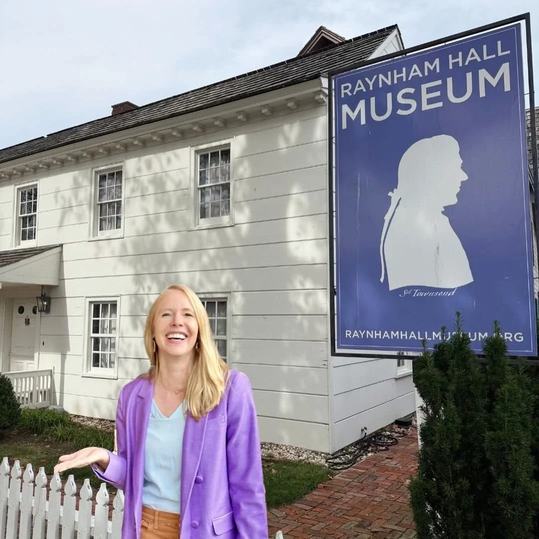 Oyster Bay, Long Island, July 15: Don&rsquo;t miss a Revolutionary Road Trip chat with me and Justinne Lake-Jedzinak at Raynham Hall Museum, 7 PM, hosted by Theodore&rsquo;s Books and Gold Coast Forum. Learn about the places where America&rsquo;s his