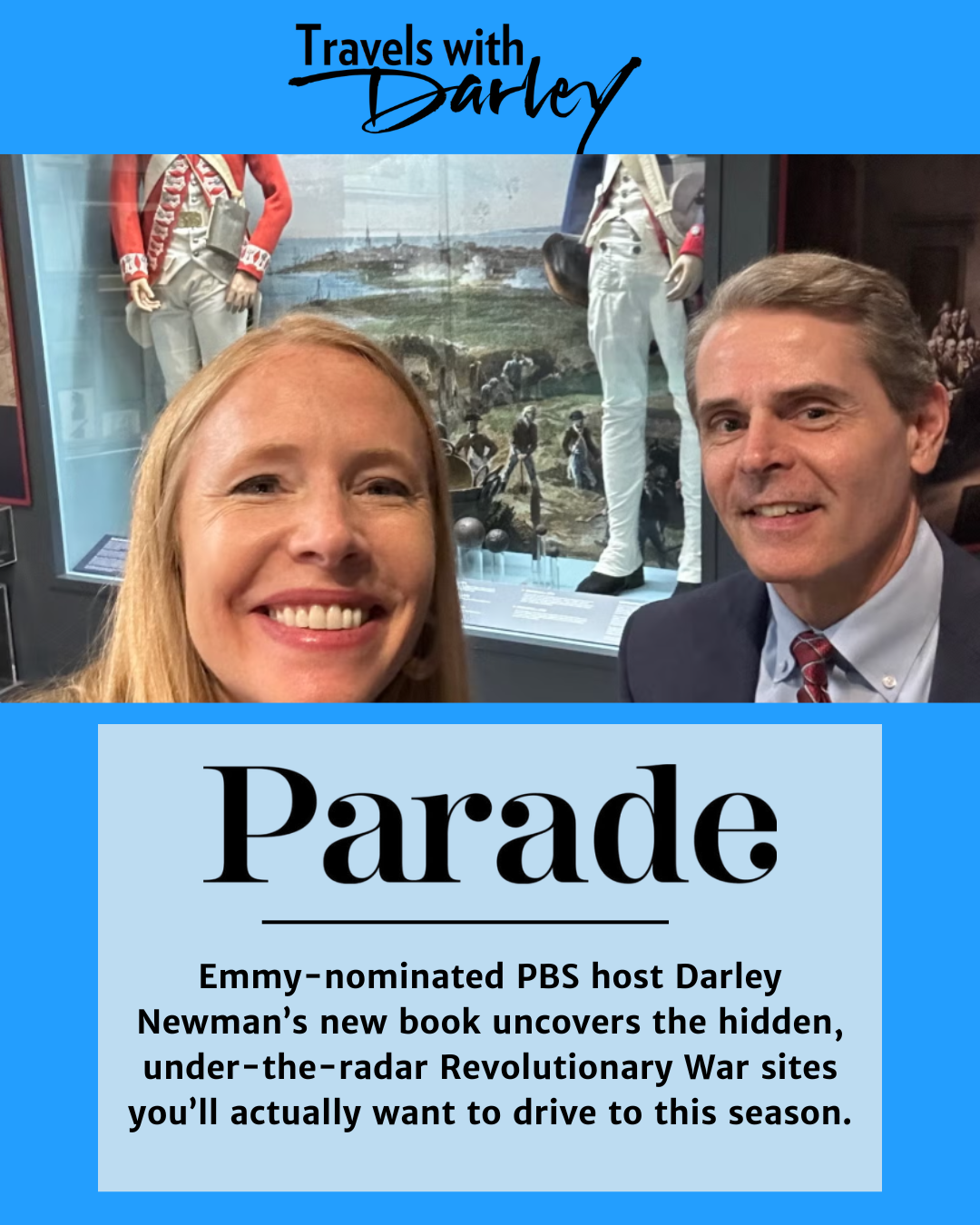 Parade Magazine Spotlights Revolutionary Road Trip — The Under-the-Radar Road Trip Guide for America's 250th