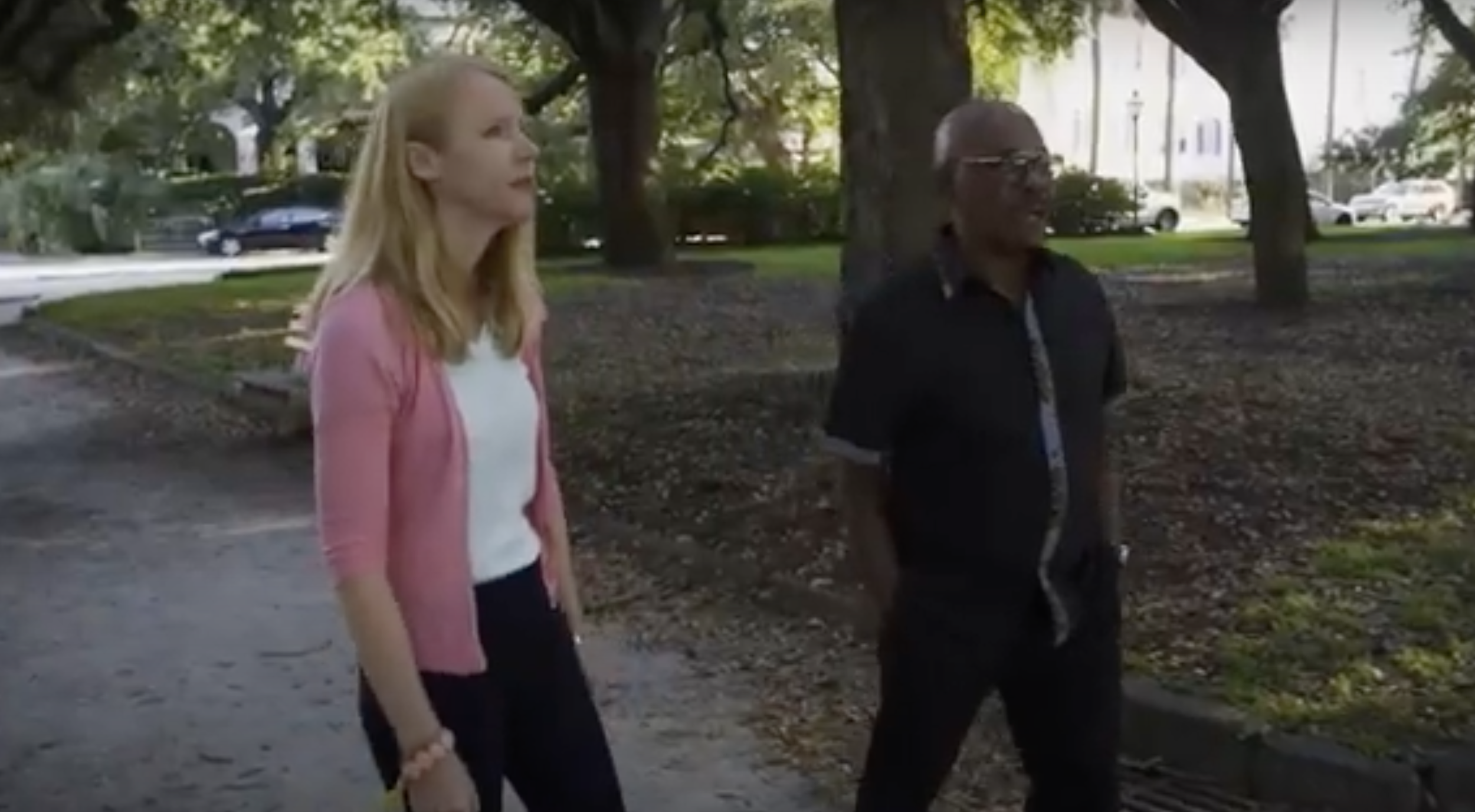 Darley Newman Travels with Darley Travel Advice walking in a park surrounded by trees