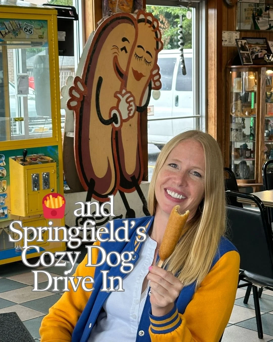 Route 66 Cozy Dog Drive In with Darley Newman Travel Expert