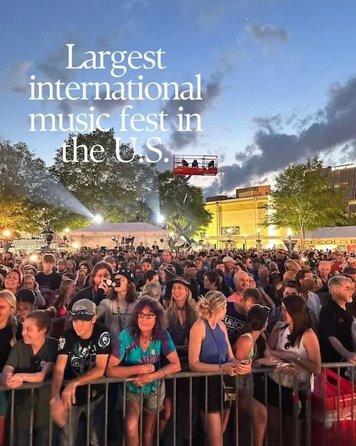 Crowds at the largest international music fest in the US