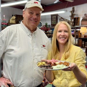 Darley Newman with John Murray at 96 Pecan Company