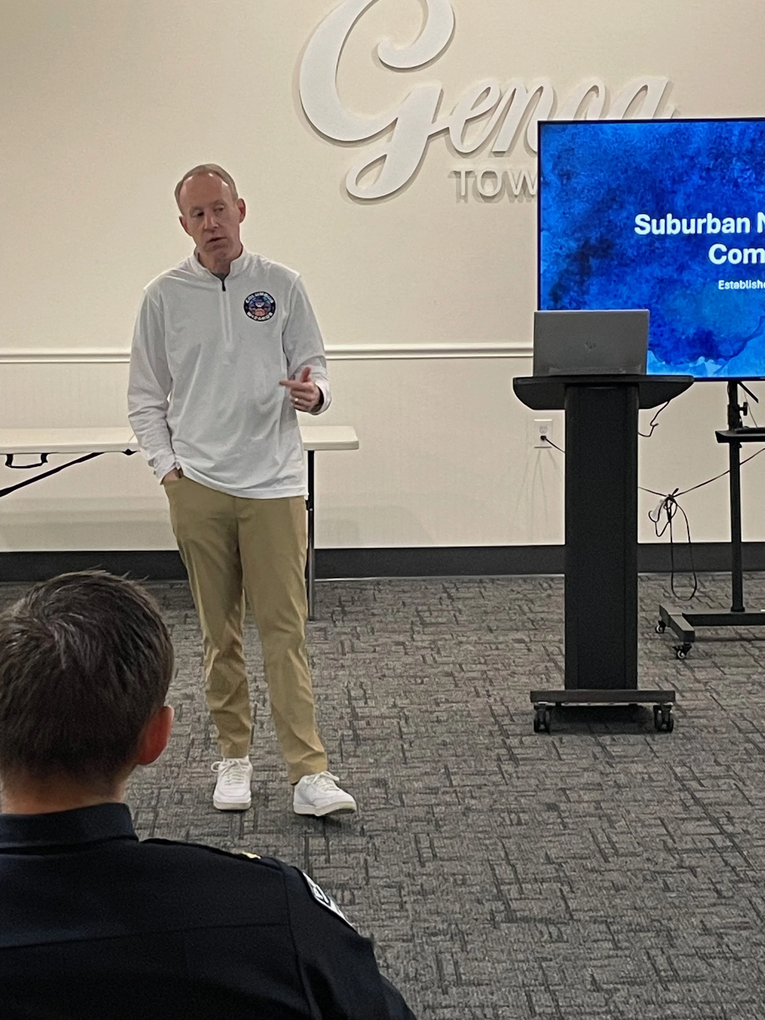 March Mtg guest Randy Dineen introduces the Columbus Wizards