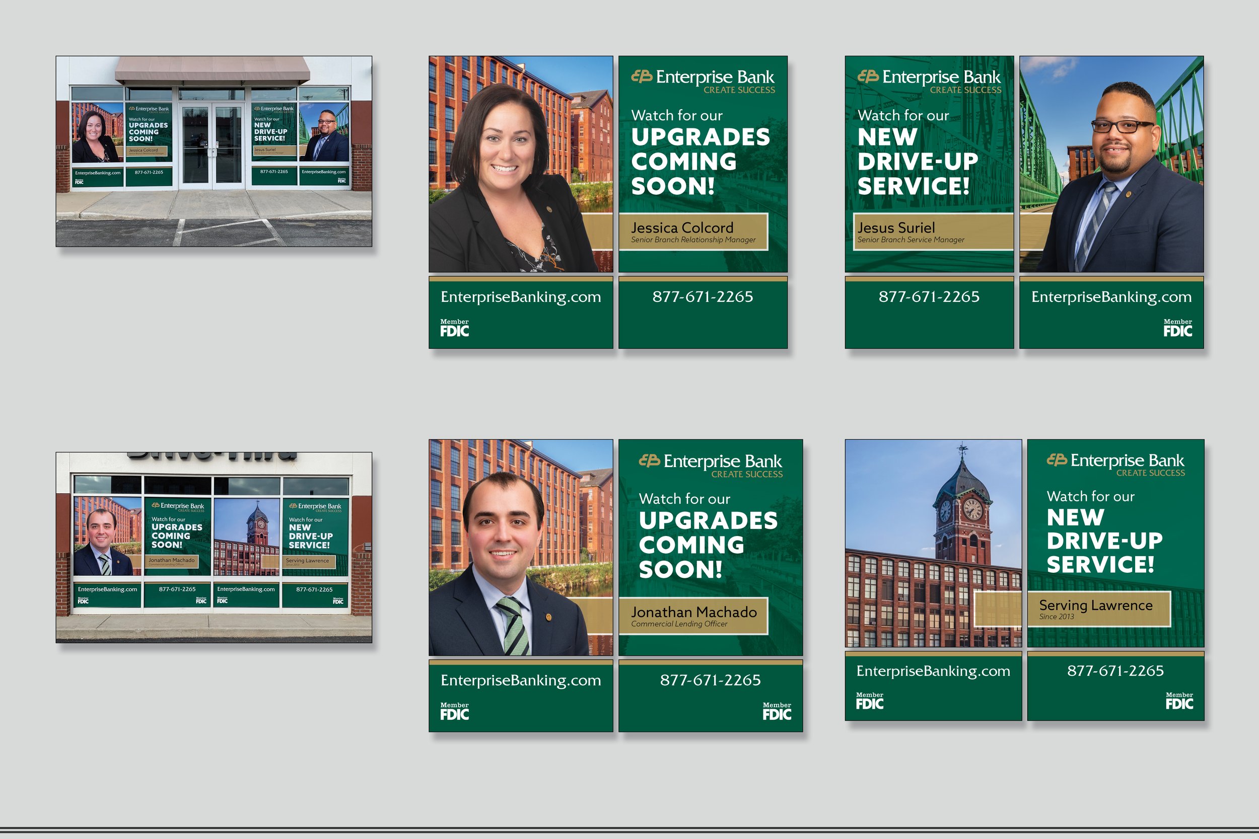 Window clings for Lawrence branch renovation.