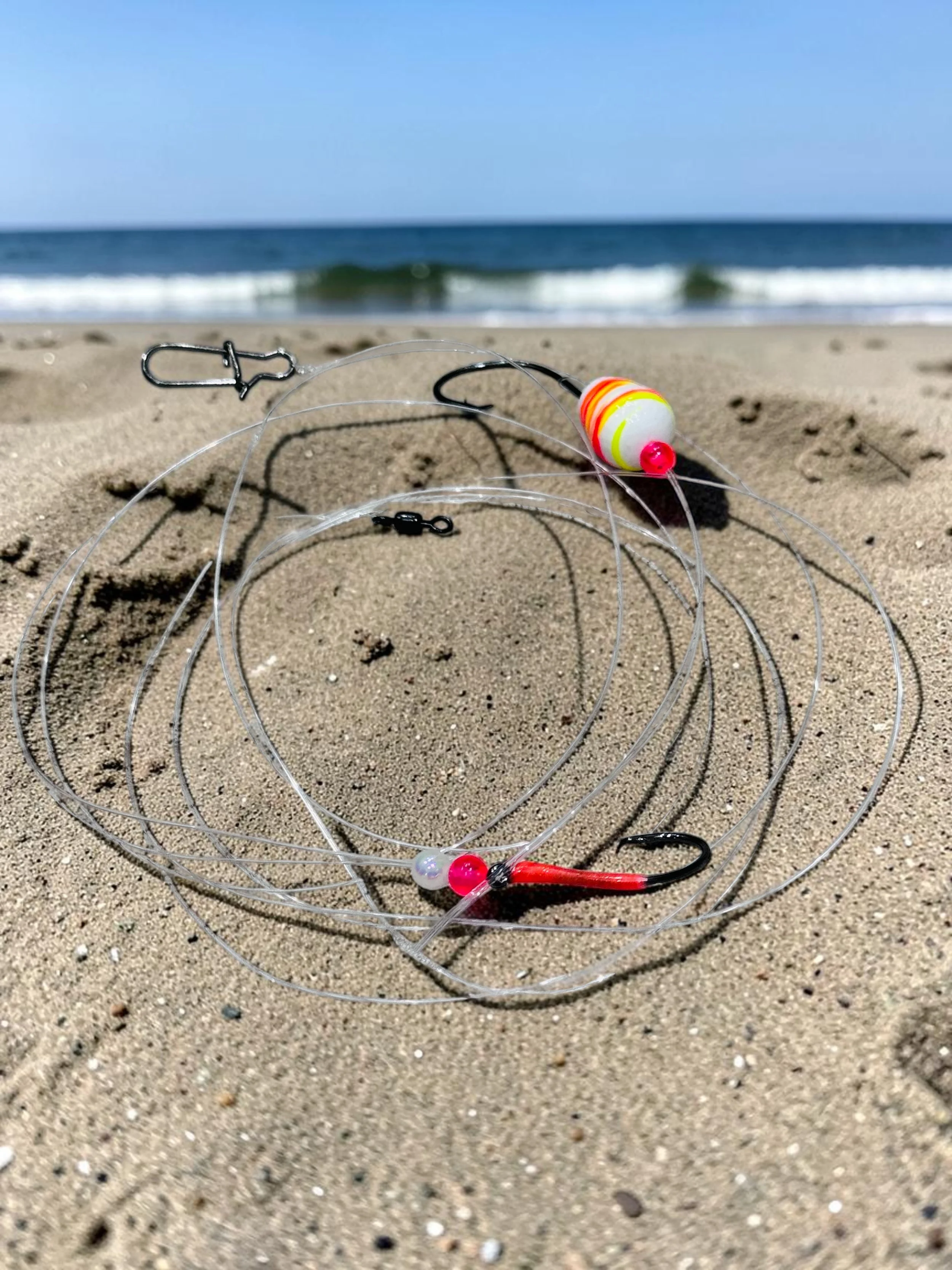 BeachRat Neon Tide Double Dropper Surf Fishing Rig