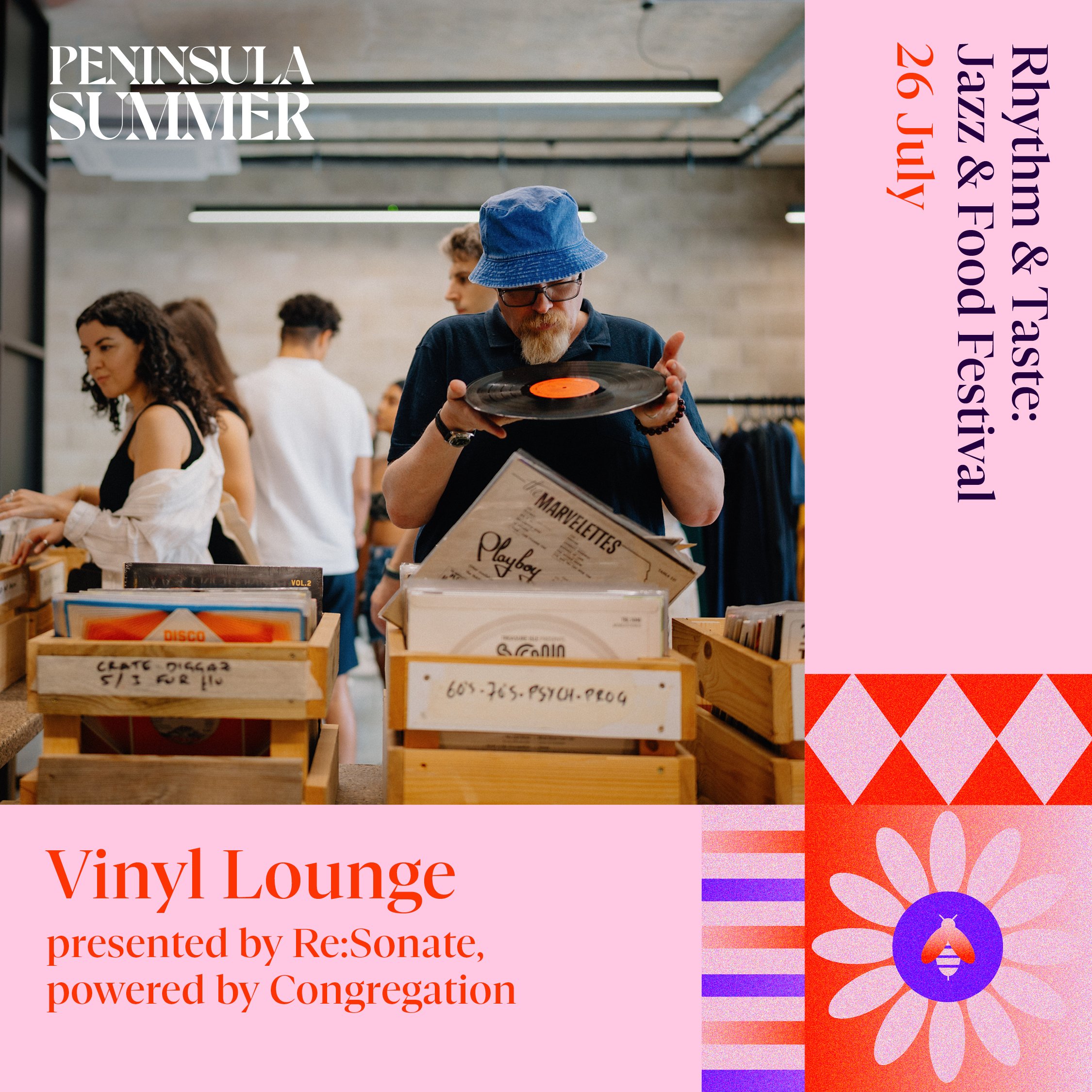 CONGREGATION powers the Vinyl Lounge at Greenwich Rhythm and Taste Festival