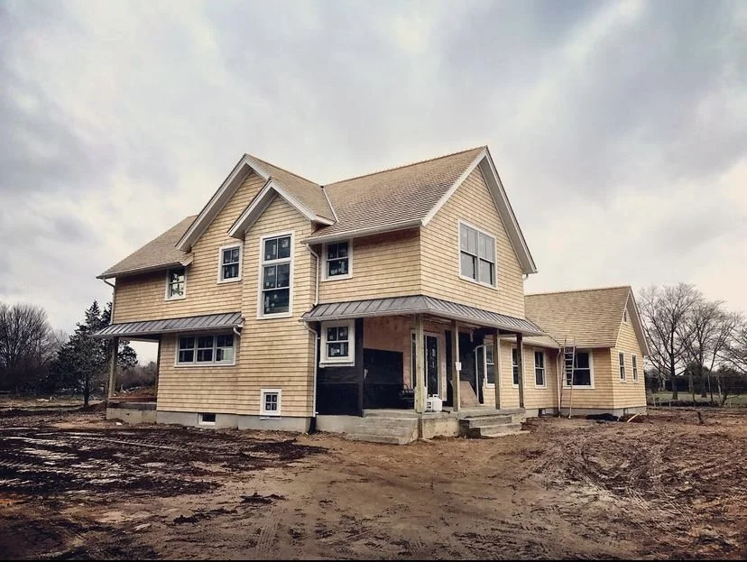 Full home renovation by Sorenson Carpentry on the East End of Long Island, showcasing custom exterior craftsmanship