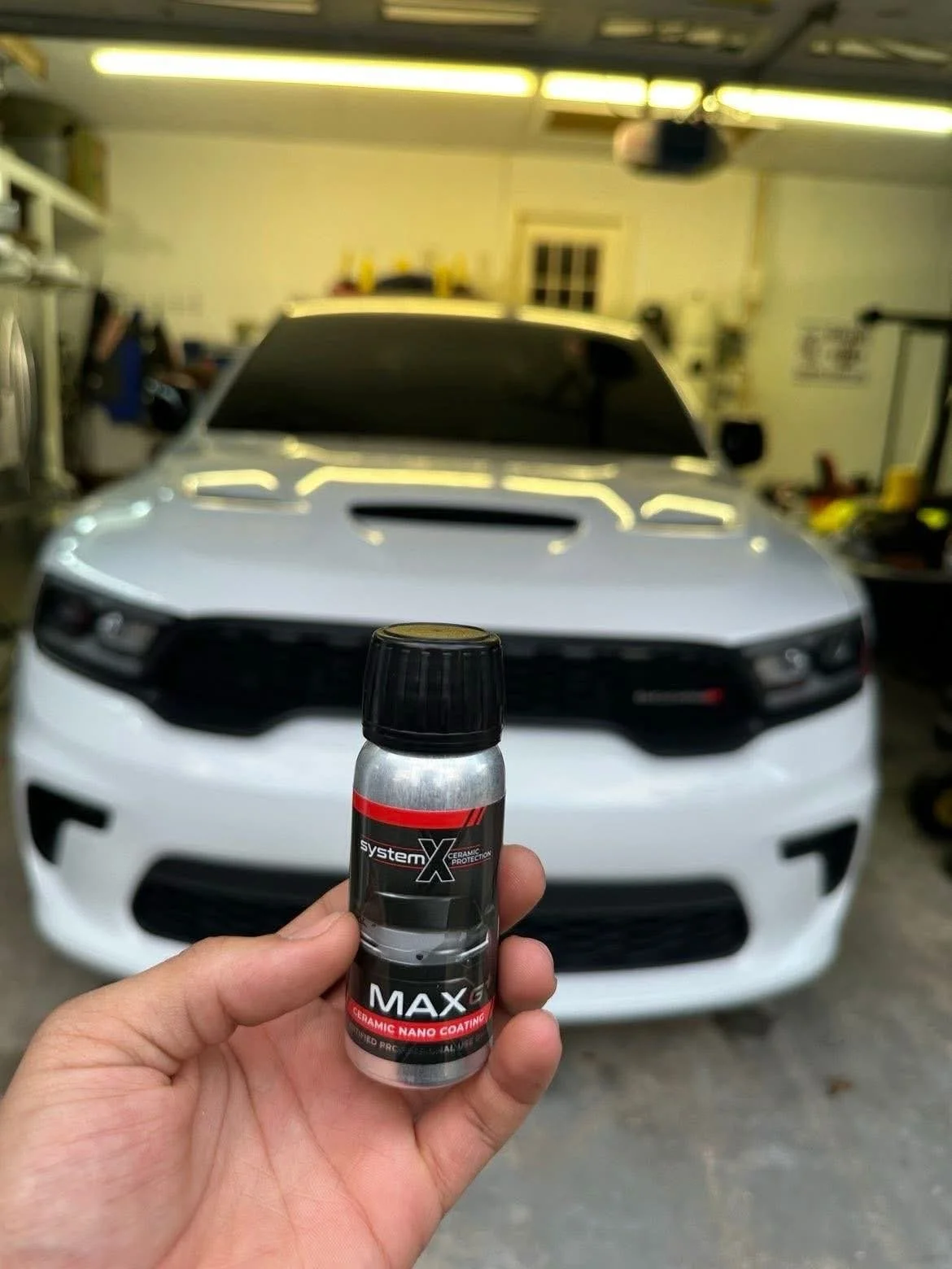 We offer professional ceramic coating for long-lasting protection and a deep, high-gloss finish!
