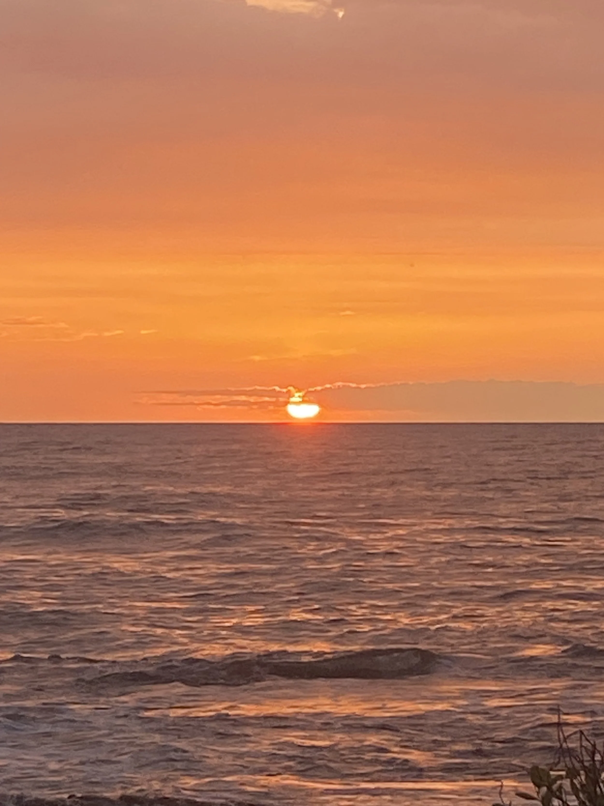 Sunset over the ocean labeled “Speaking” — reflecting Ilene Schaffer’s inspiring, evidence-informed talks on clarity, confidence, and personal growth.