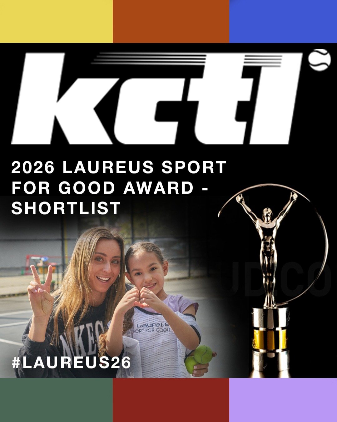 We're incredibly honored to be in the company of 5 other extraordinary organizations around the globe on the 2026 @laureussport Sport for Good Award Shortlist and we&rsquo;re immensely grateful and proud of our community that has made this momentous 