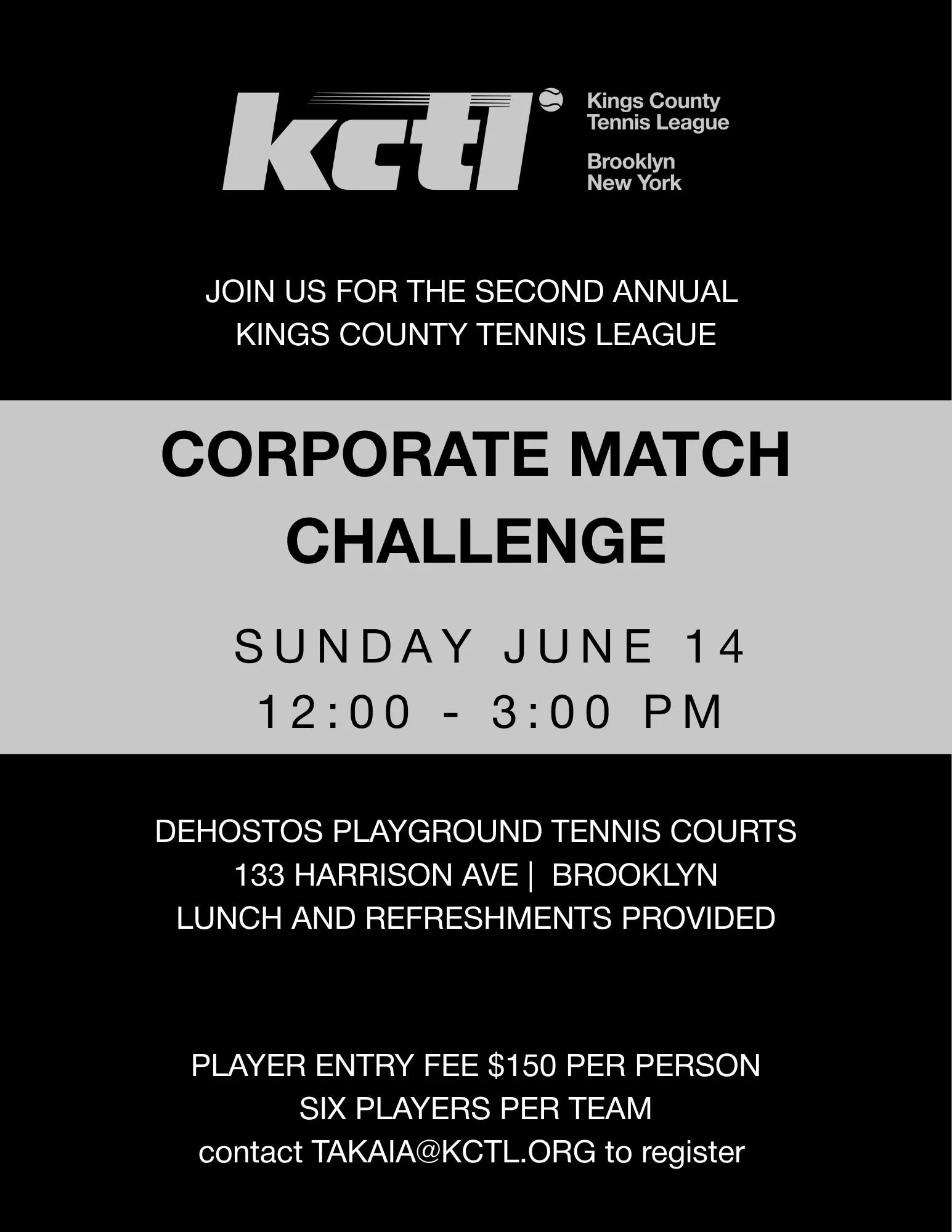 KCTL Corporate Match Challenge
