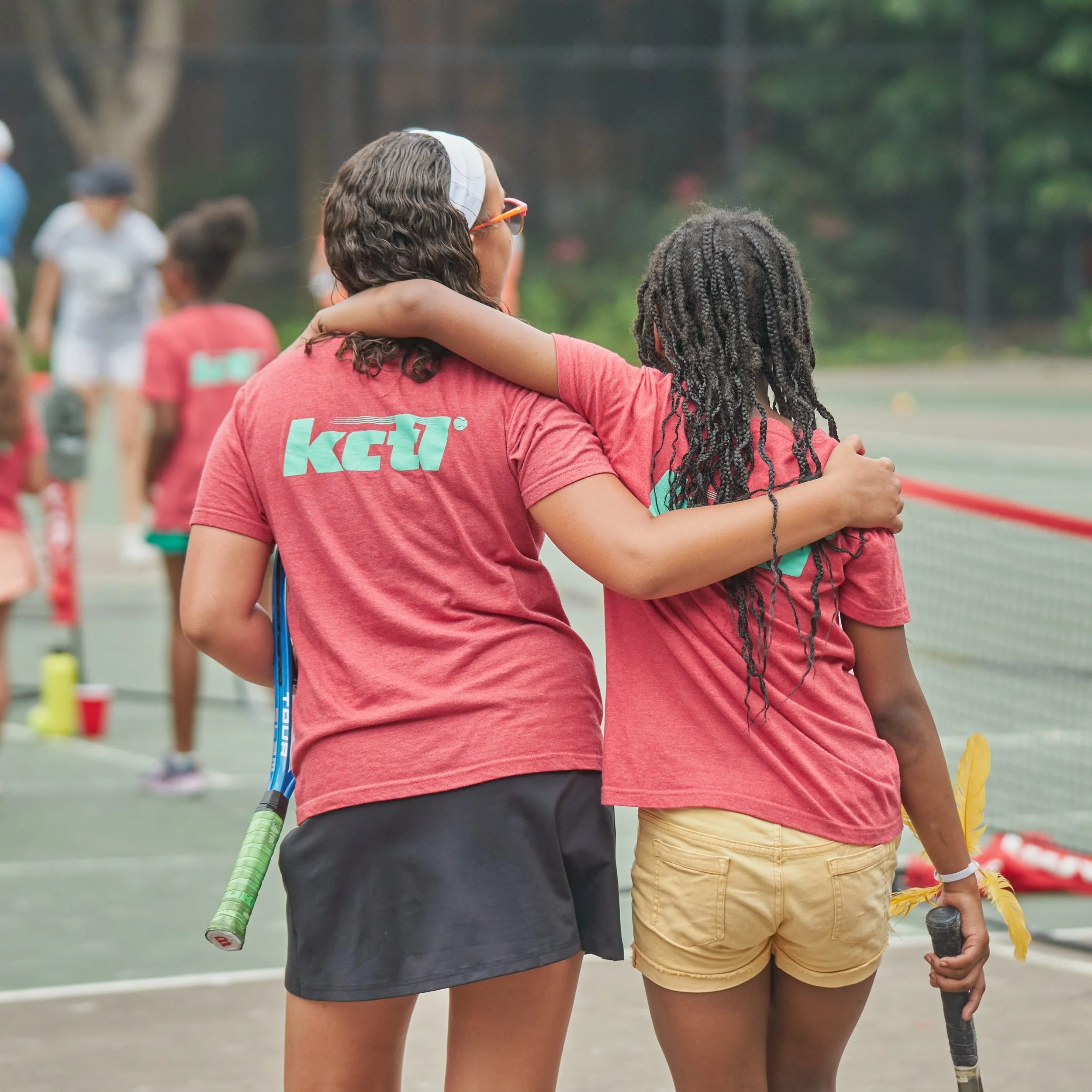 Did you know? 55% of KCTL players are girls. According to the Women's Sports Foundation, nationally girls drop out of sports at twice the rate of boys by age 14. At KCTL, they're showing up, staying in, and leading on the court!