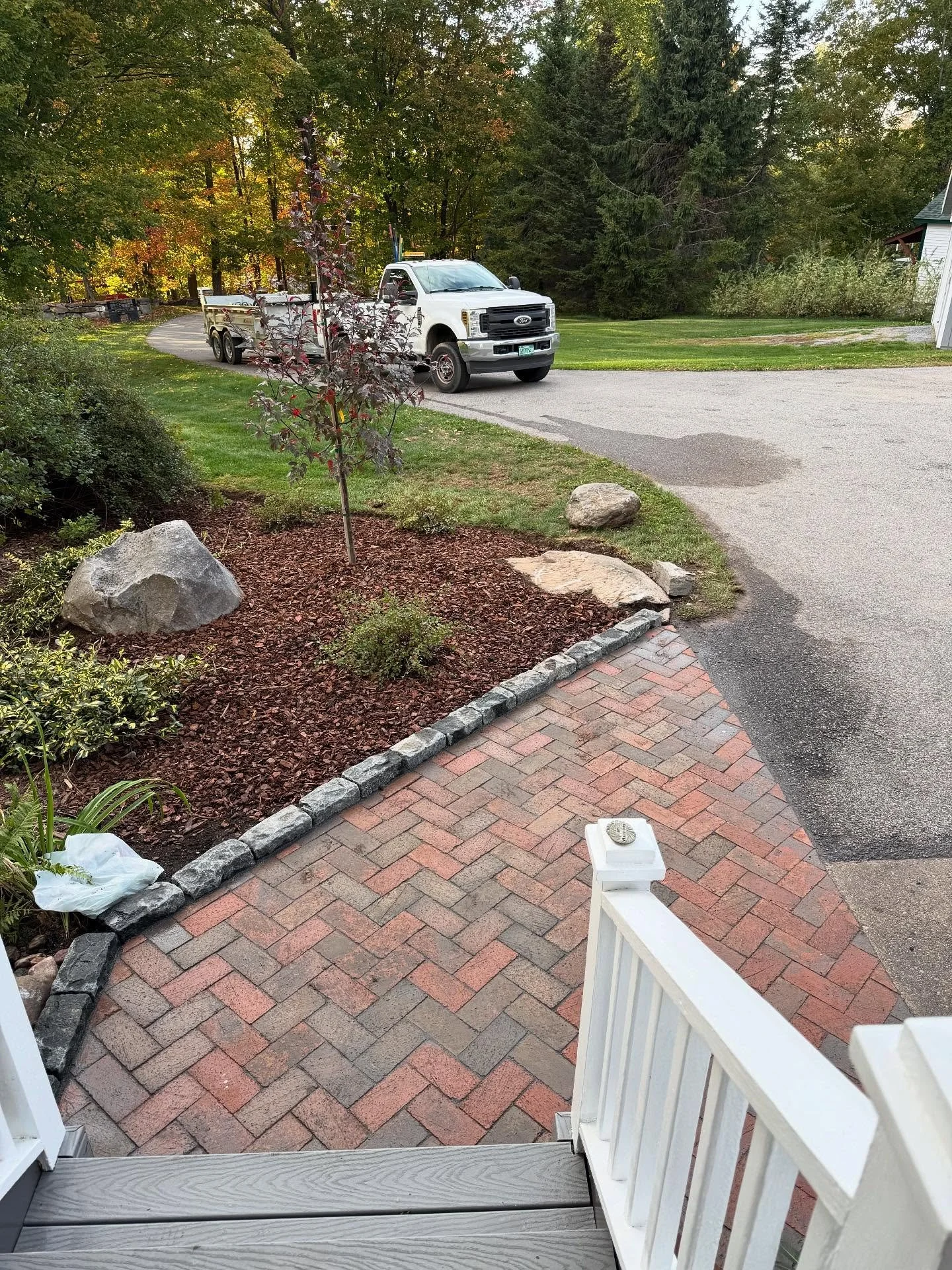 New brick patio, plantings, and mulch for this client in Middlebury
Call today for a quote! 
(802)363-4245
#hoffmannlandscaping