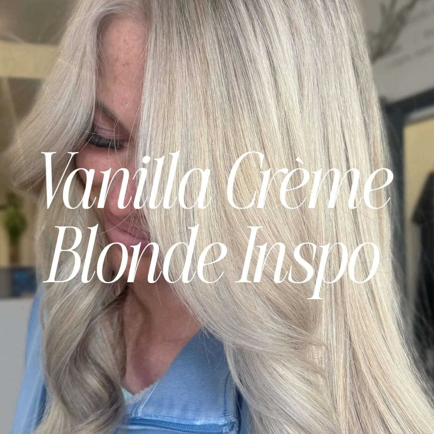 vanilla cr&egrave;me dreams 🤍

&gt;&gt;after a consult; this service is booked as a &lsquo;ultimate California blonde&rsquo; 

Booking link in bio! 

#summerblonde #brightblonde #livedinblonde #inyourarea #trendingblondehair