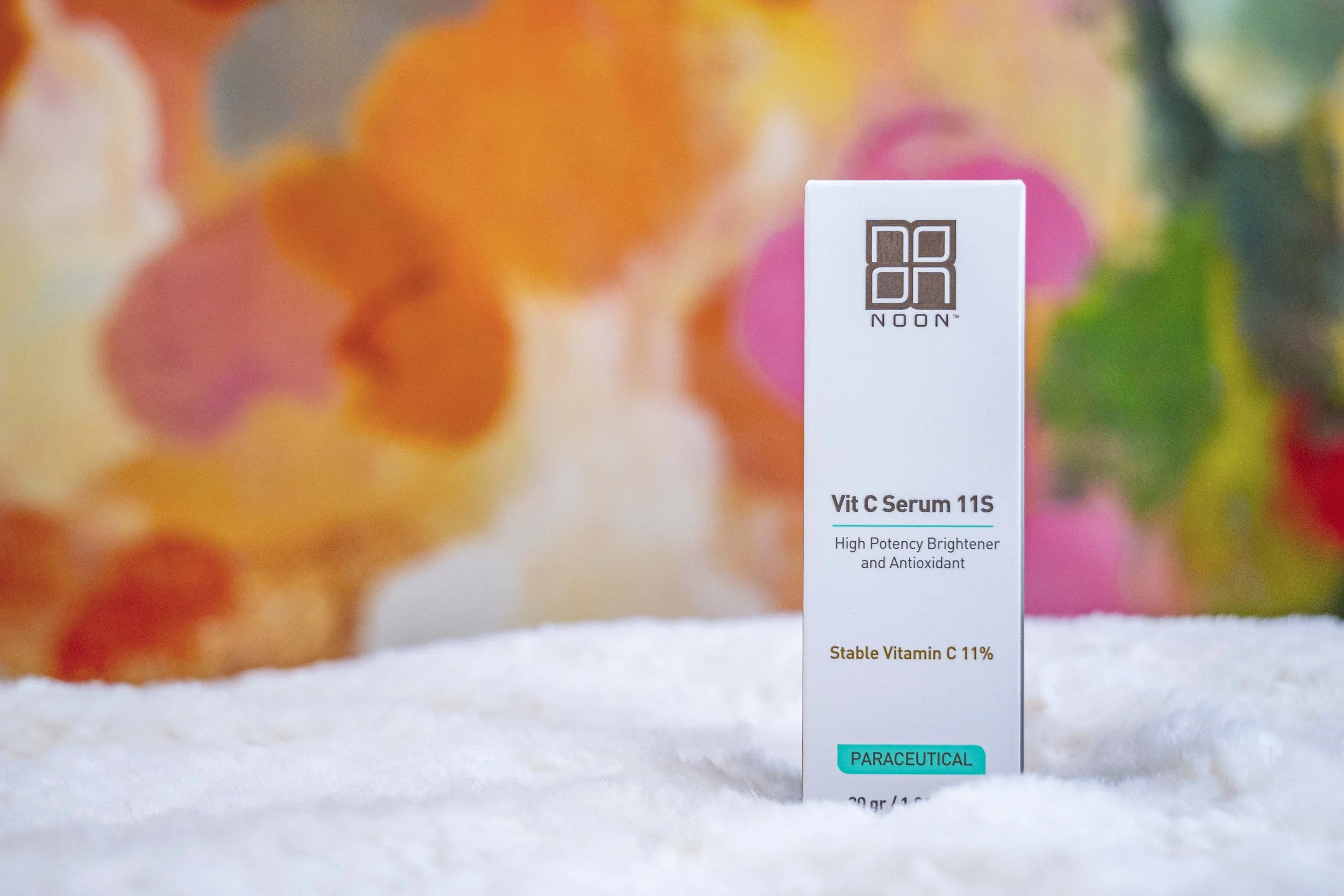 Commercial product photography of serum for brand marketing