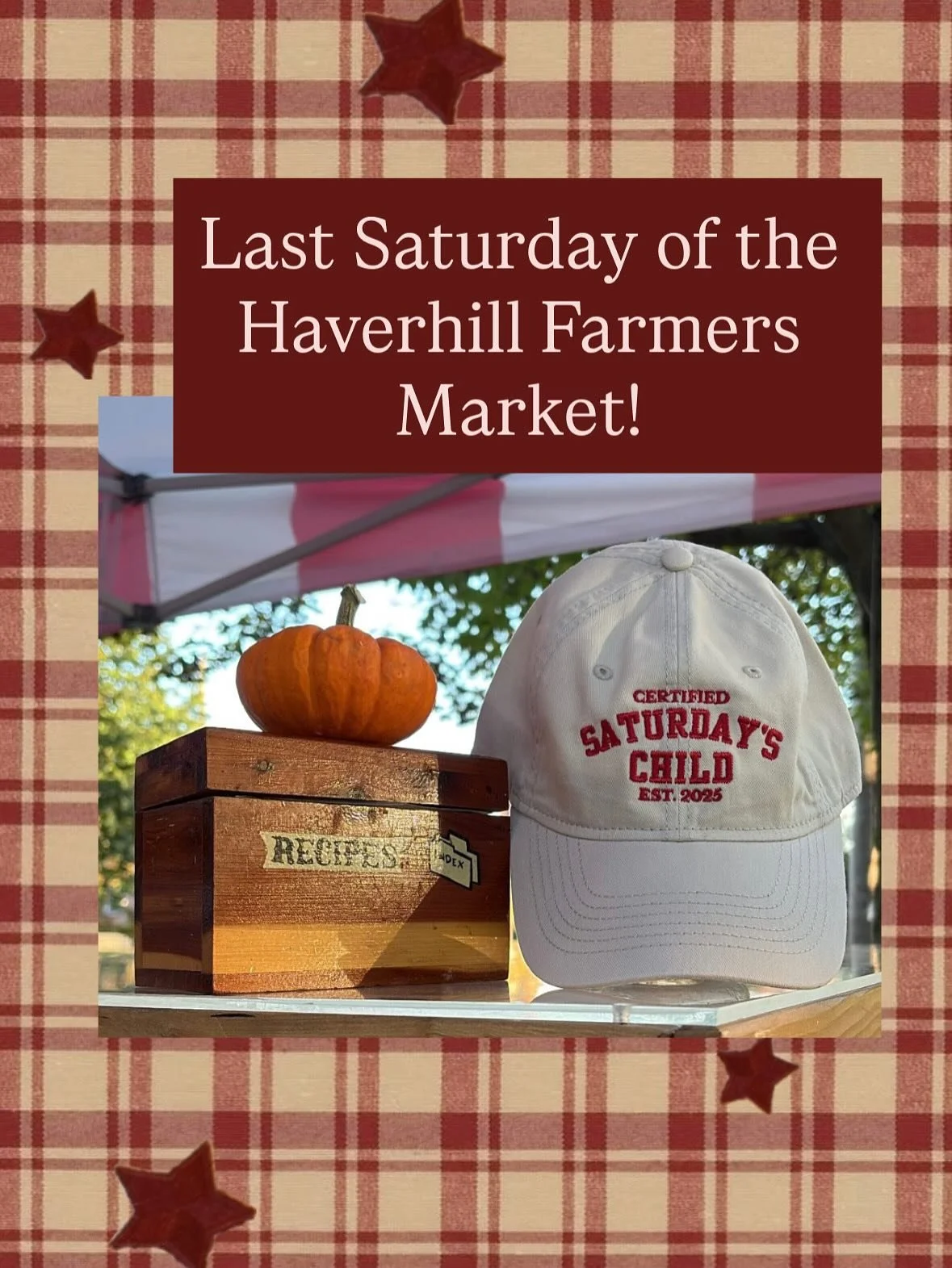 It&rsquo;s going a bittersweet ending to the Haverhill Farmers market for us tomorrow. This market has been our debut as a business and I think I can say it&rsquo;s been a success! We will be taking a short break after, but back for more at the Amesb