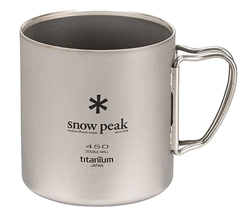 Titanium camping mug, Snow Peak lightweight