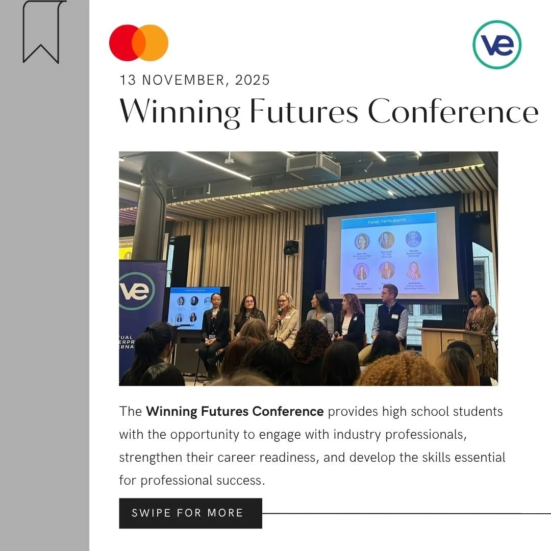 Last week, our CEO, Gabriele Peltin, and COO, Carmen Chen of @strive_nyc26 , and our CEO, Amirat Kareem, and CTO, Kevin Li of @revive_nyc26 , had the privilege of participating in the Winning Futures Conference, hosted by @veinternational and @master