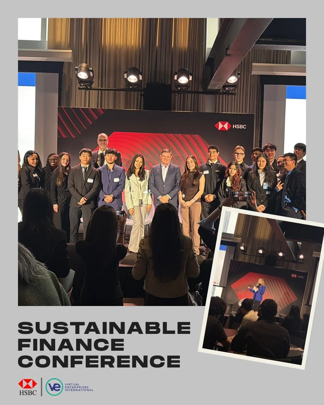 Today, our students had an amazing opportunity to attend the Sustainable Finance Conference, hosted by @hsbc and @veinternational! 🌱💼

Students learned about Sustainable Finance in the real world, including how banks balance financial goals with so