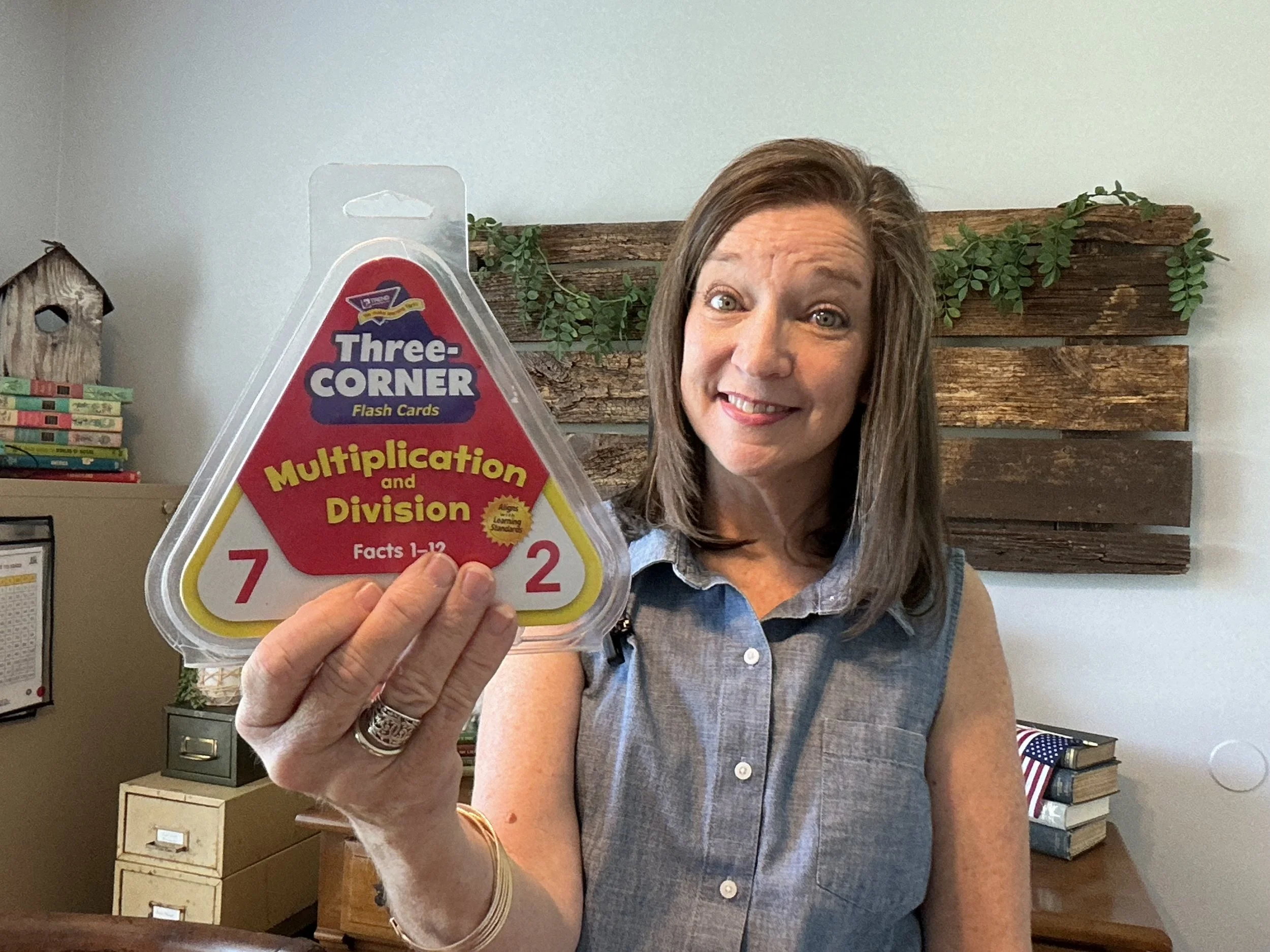 Excellent Tool!  Three Cornered Multiplication Flascards