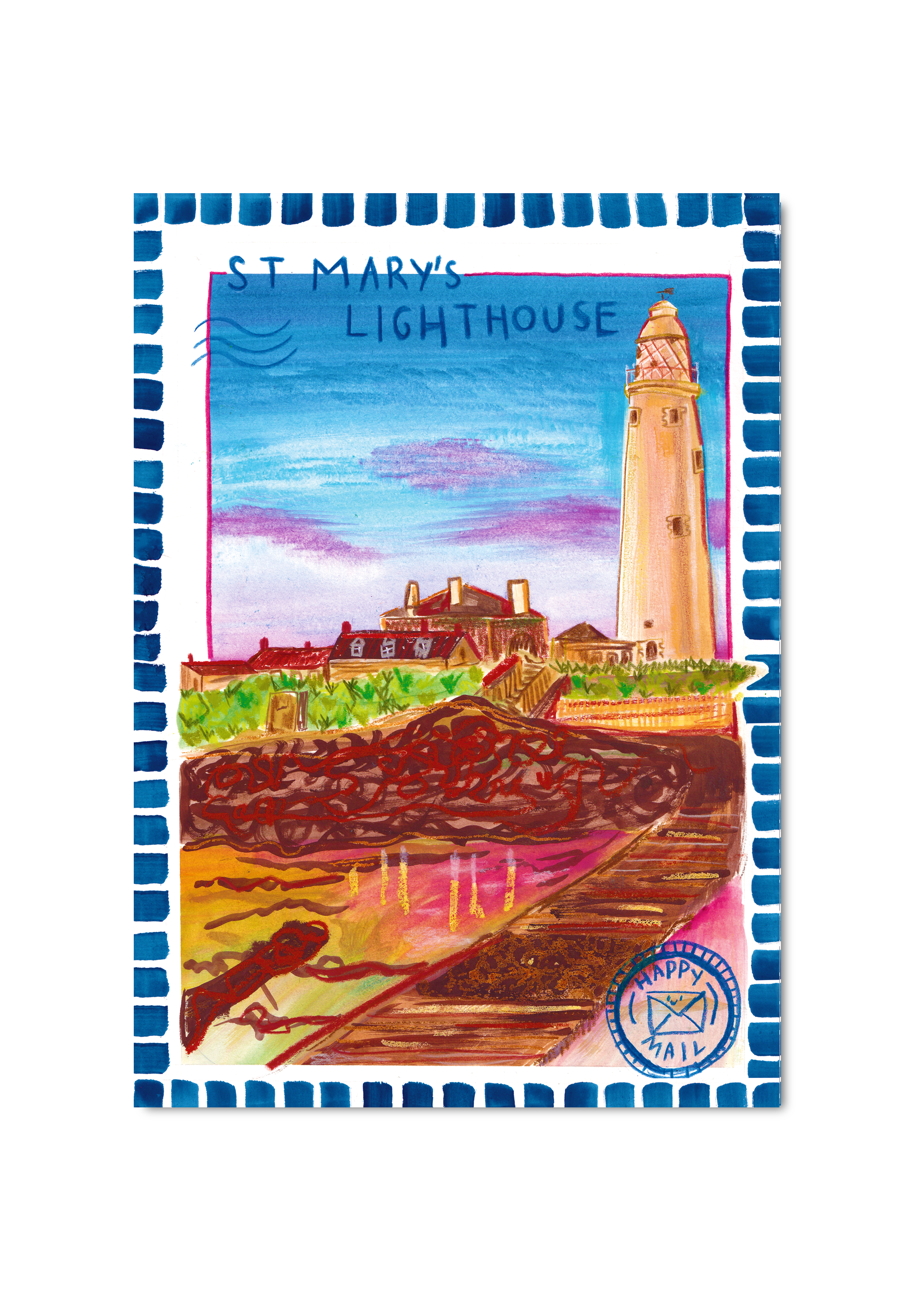 St Mary's Lighthouse Print