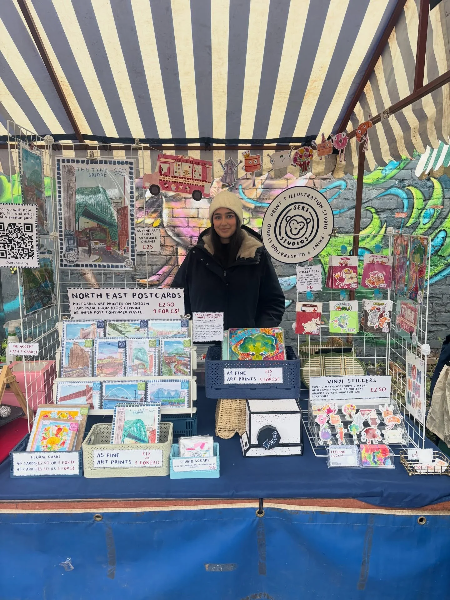 Thank you for a fabulous weekend @theouseburnmarket @pne.enterprise !! 

Despite the sogginess of Saturday, you guys spoilt me on Sunday!! To everyone who trekked in the rain to the market, you&rsquo;re troopers and thank you for your service🫡

I ce