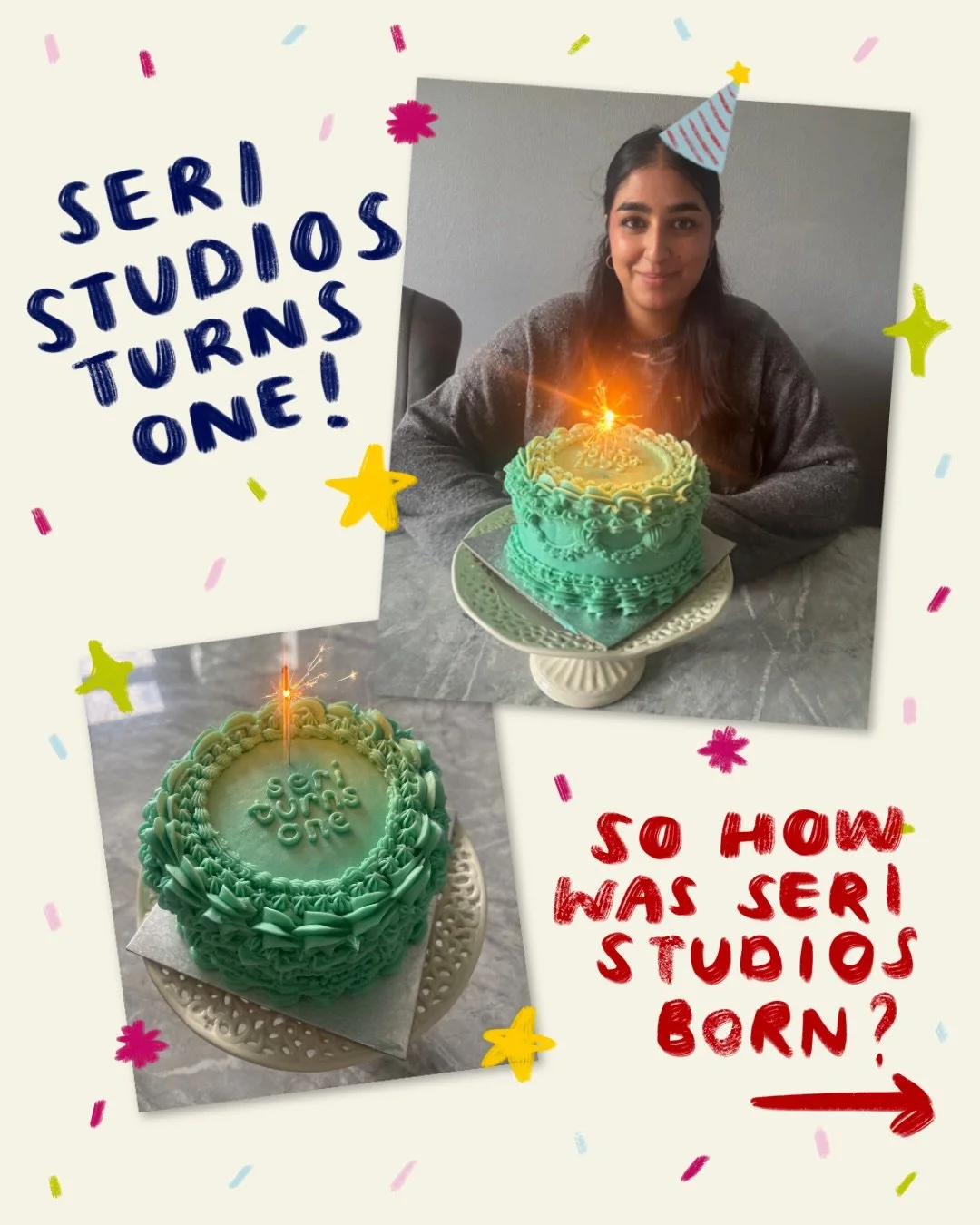One year of Seri Studios. To be honest I didn&rsquo;t think I&rsquo;d make it to this milestone!! 

I couldn&rsquo;t do it alone, I have so much support from my friends and family 🥹

I&rsquo;m lucky to not only have that support but the support of t