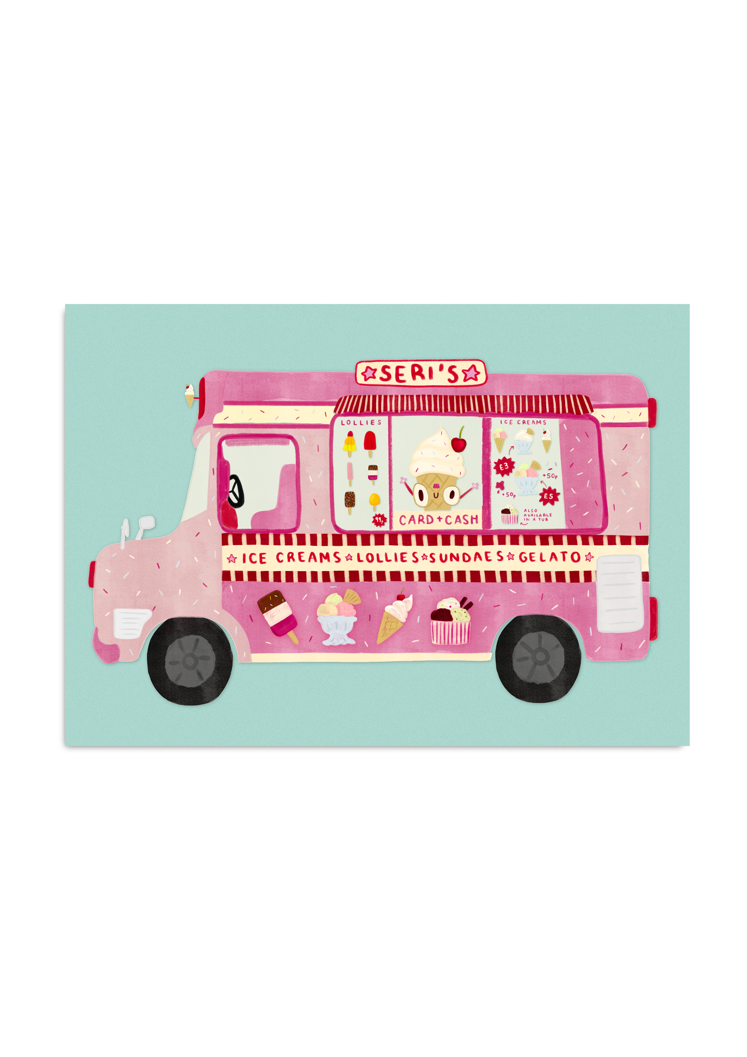Seri's Ice Cream Van Print
