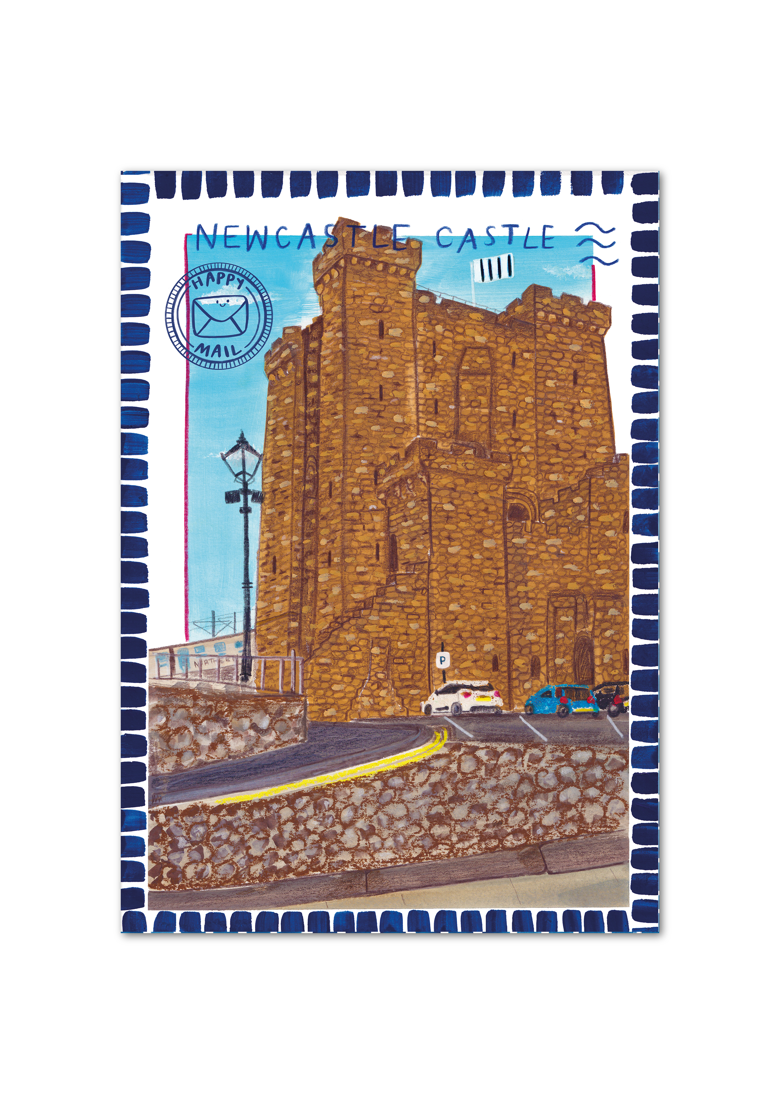 Newcastle Castle Print