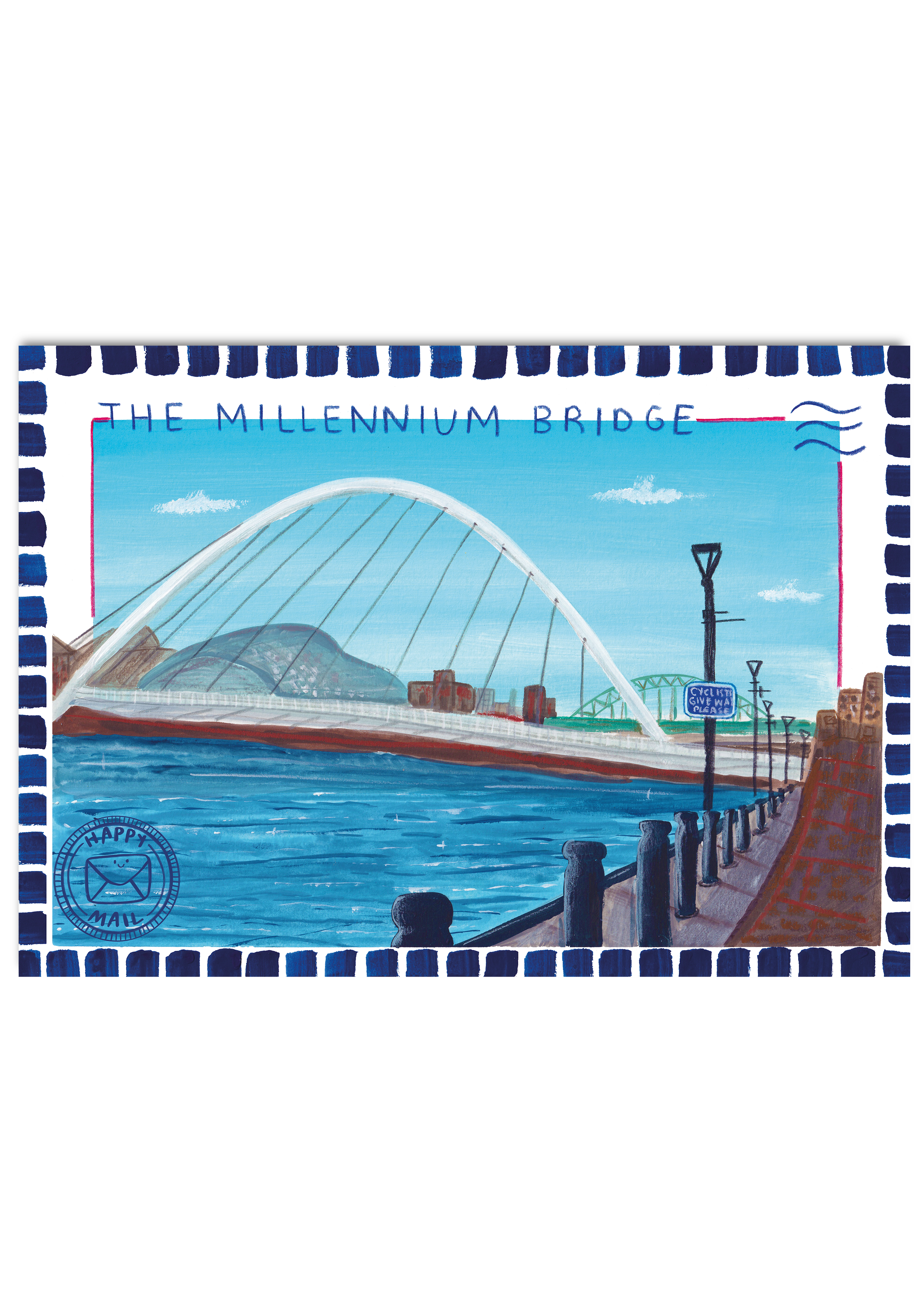 The Millennium Bridge Print
