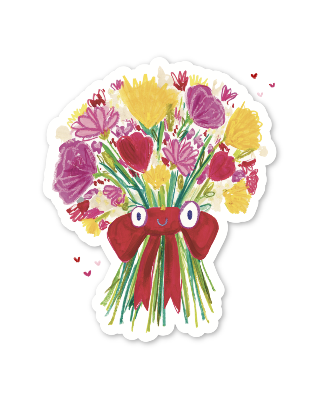 Miss Bouquet Vinyl Sticker