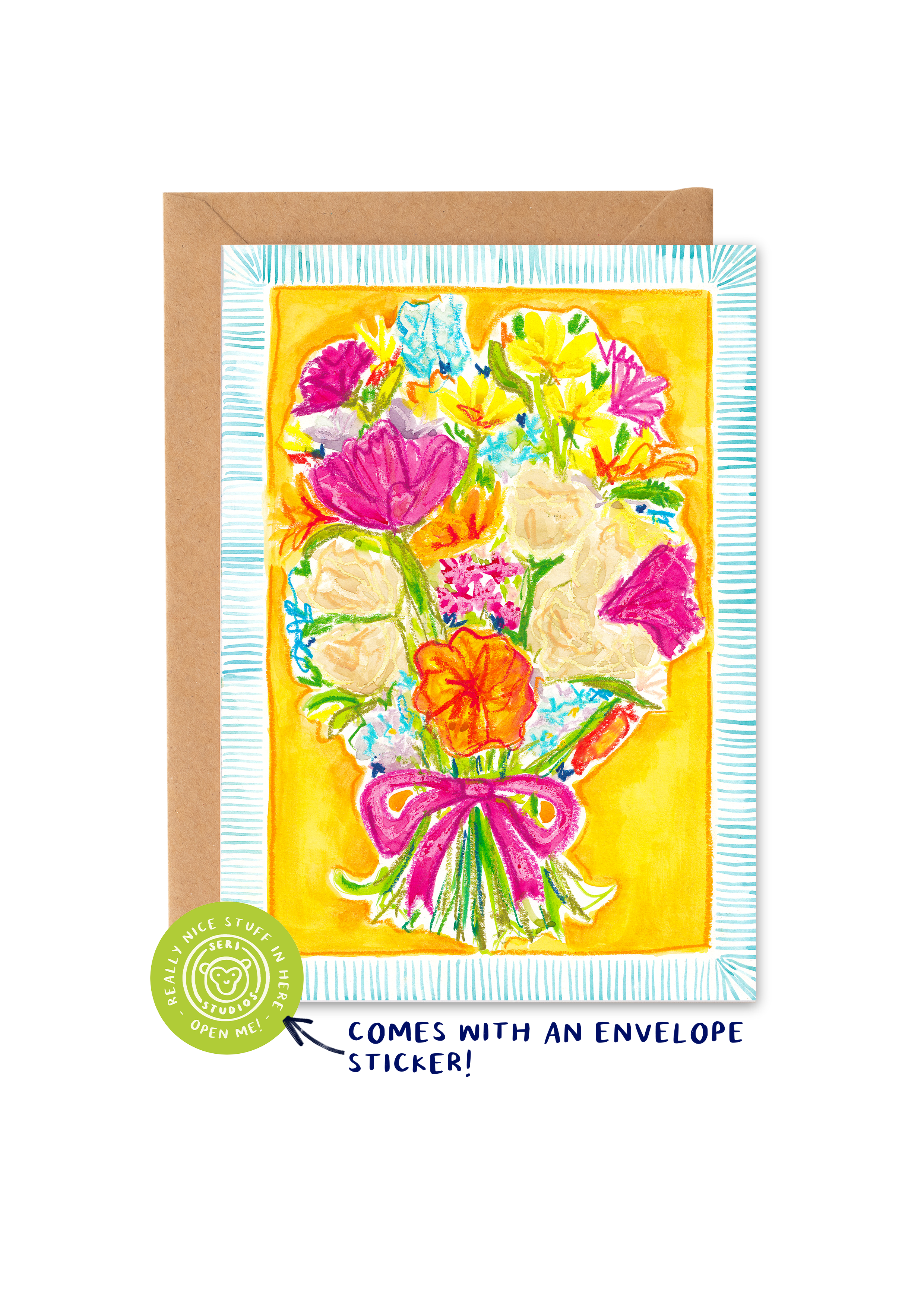 Yellow Flower Card