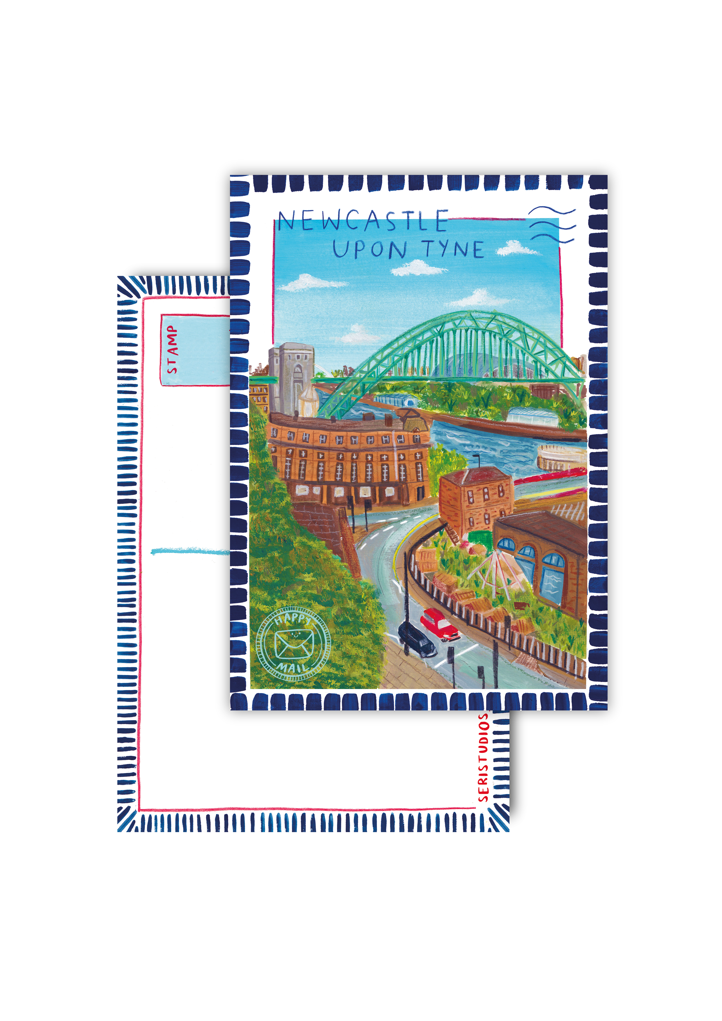 Newcastle Upon Tyne Postcard