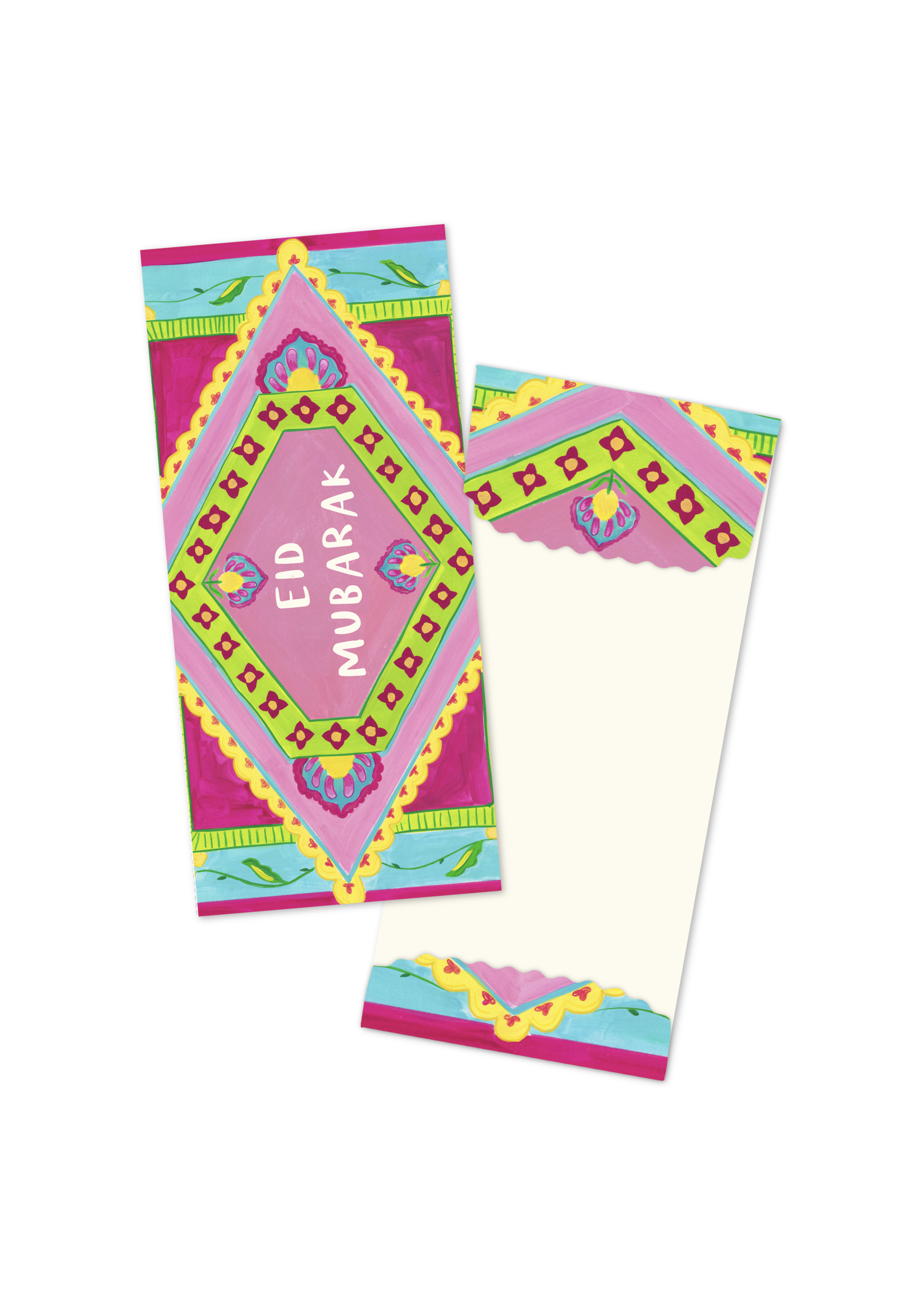 Luxury Handmade Eidi Envelope (Mughal Border)