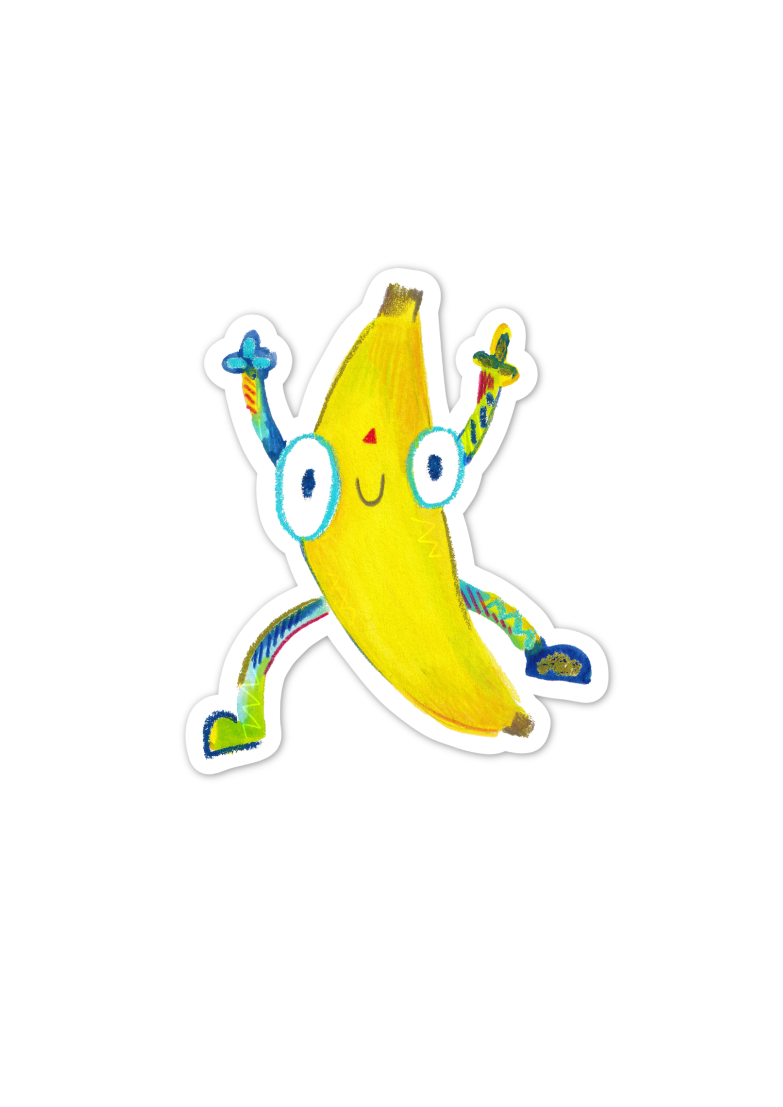 Banana Vinyl Sticker