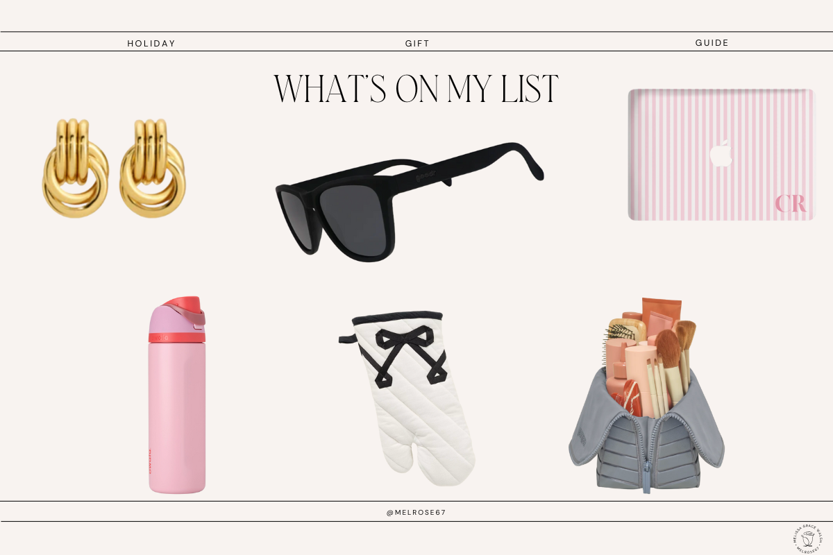 Millenial gift guide. Holiday gift guide for sister, wife, mom, daughter.
